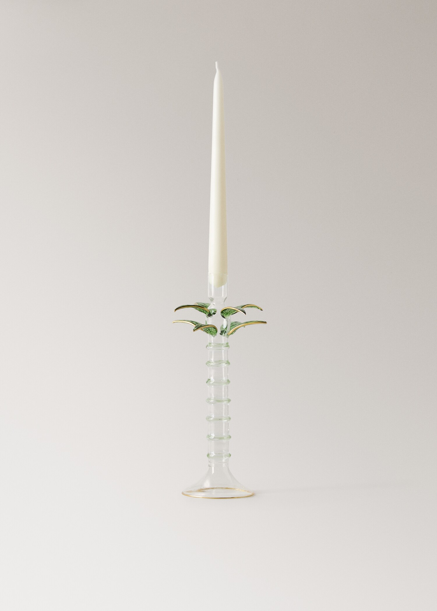 Κηροπήγιο από βοριοπυριτικό γυαλί φοίνικας ψηλό - Λεπτομέρεια του προϊόντος 3