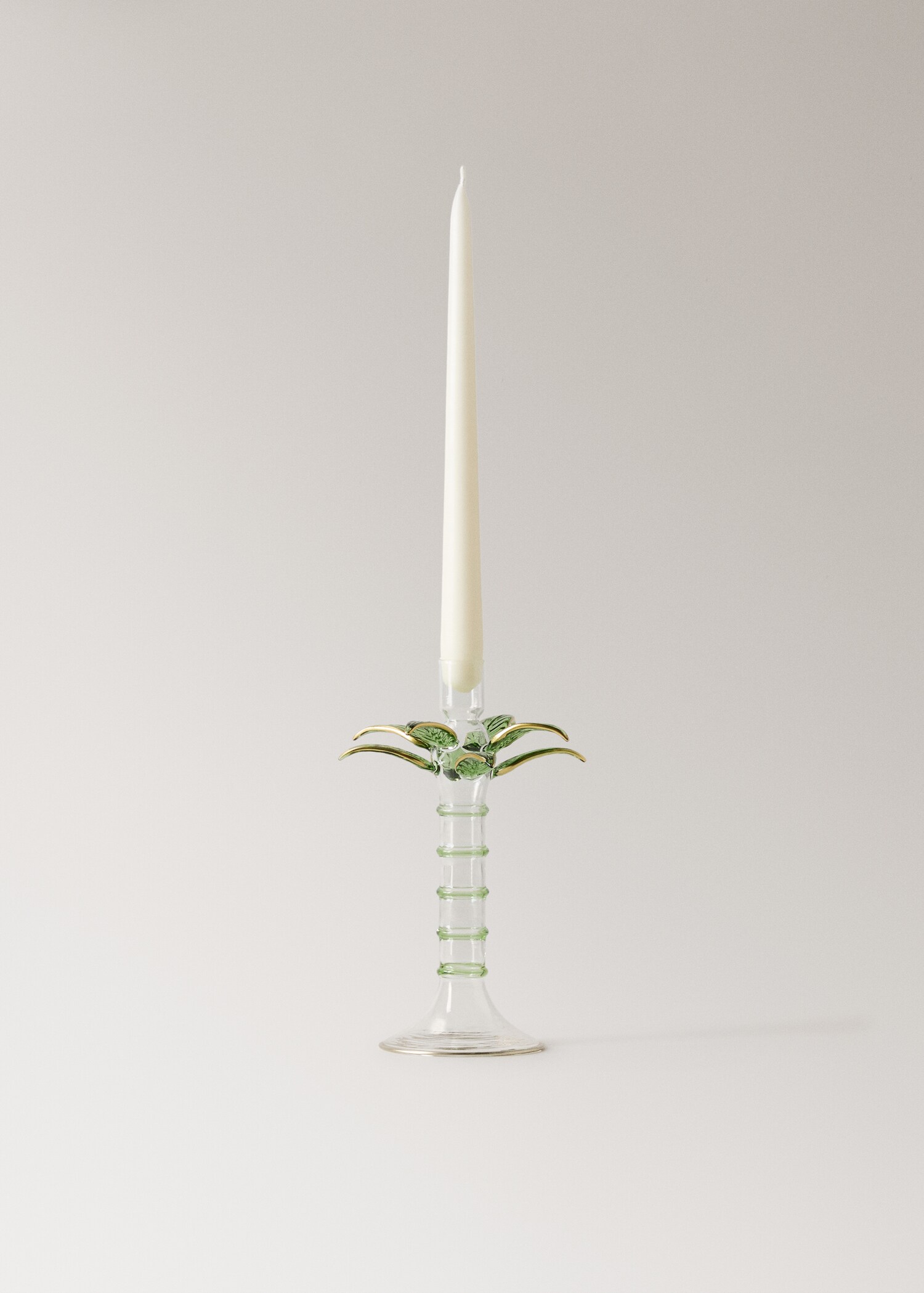 Κηροπήγιο από βοριοπυριτικό γυαλί φοίνικας χαμηλό - Λεπτομέρεια του προϊόντος 3