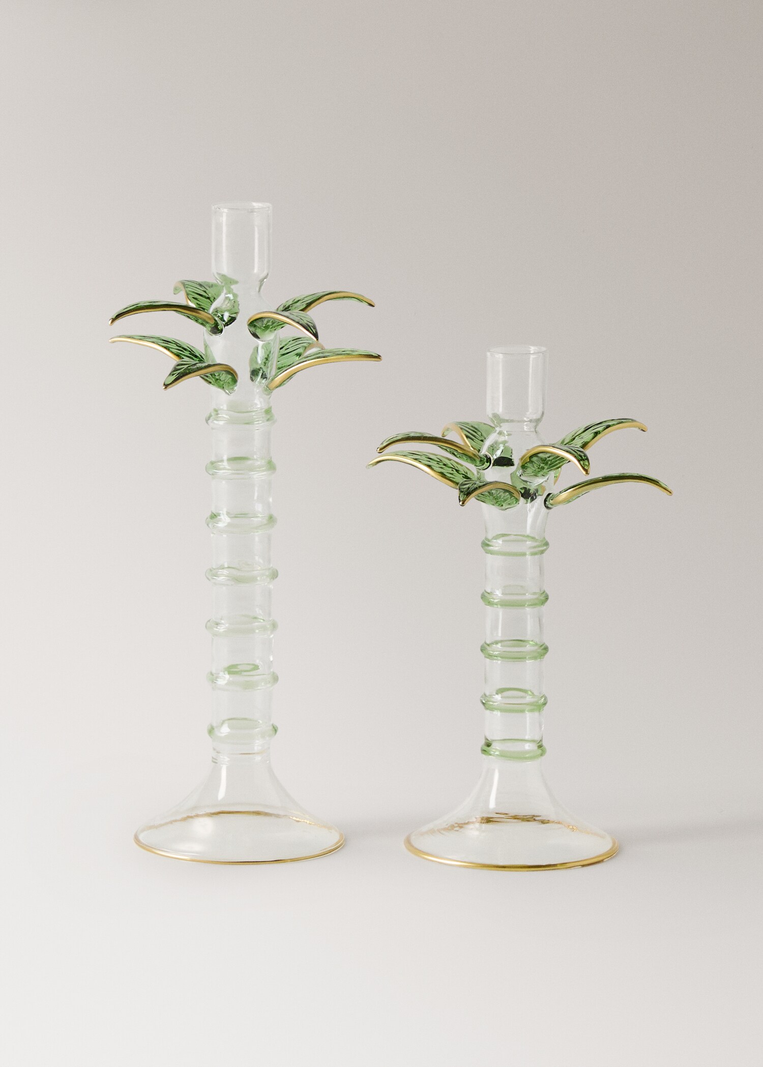 Κηροπήγιο από βοριοπυριτικό γυαλί φοίνικας χαμηλό - Λεπτομέρεια του προϊόντος 4