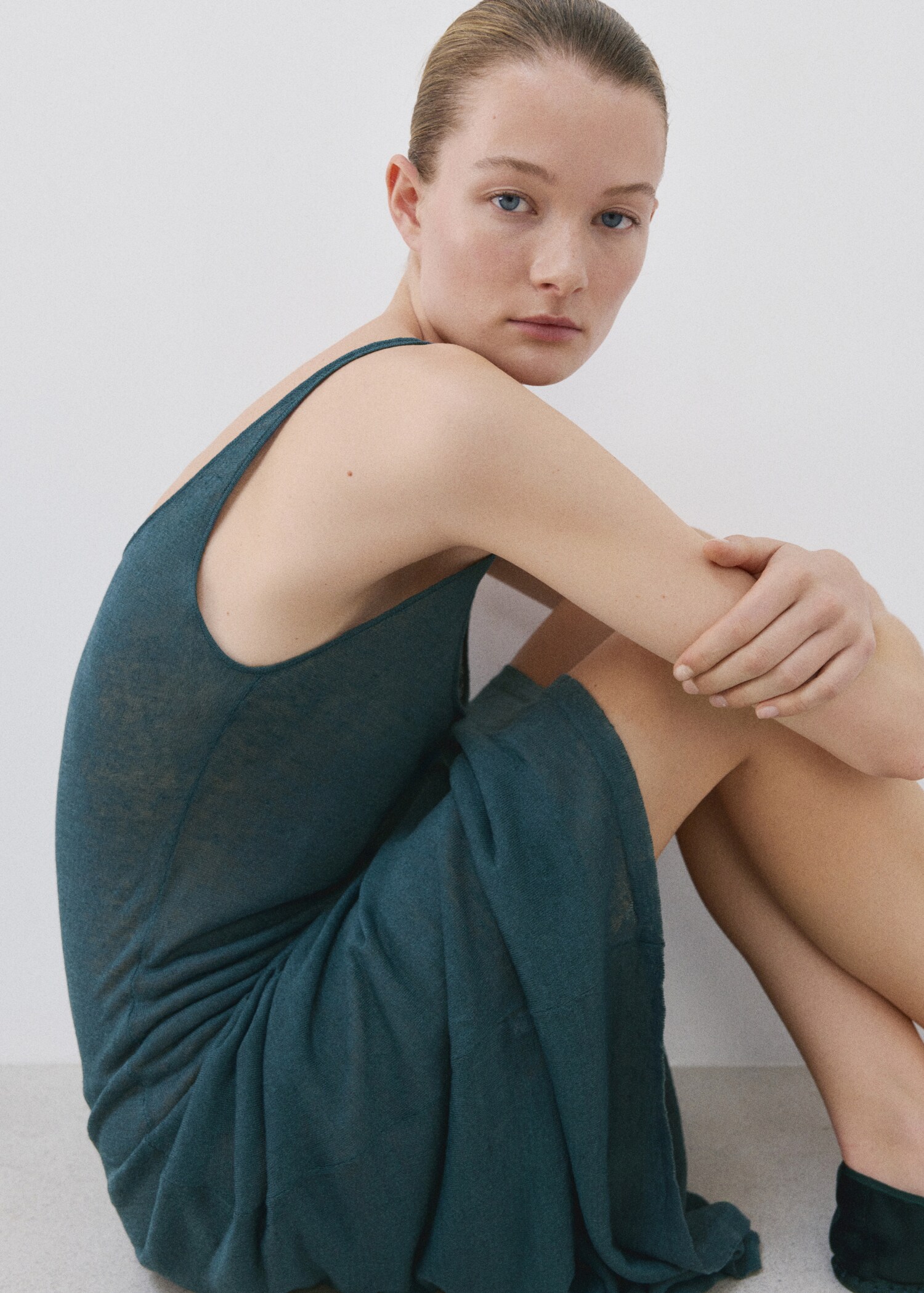 Linen knit dress - Details of the article 2
