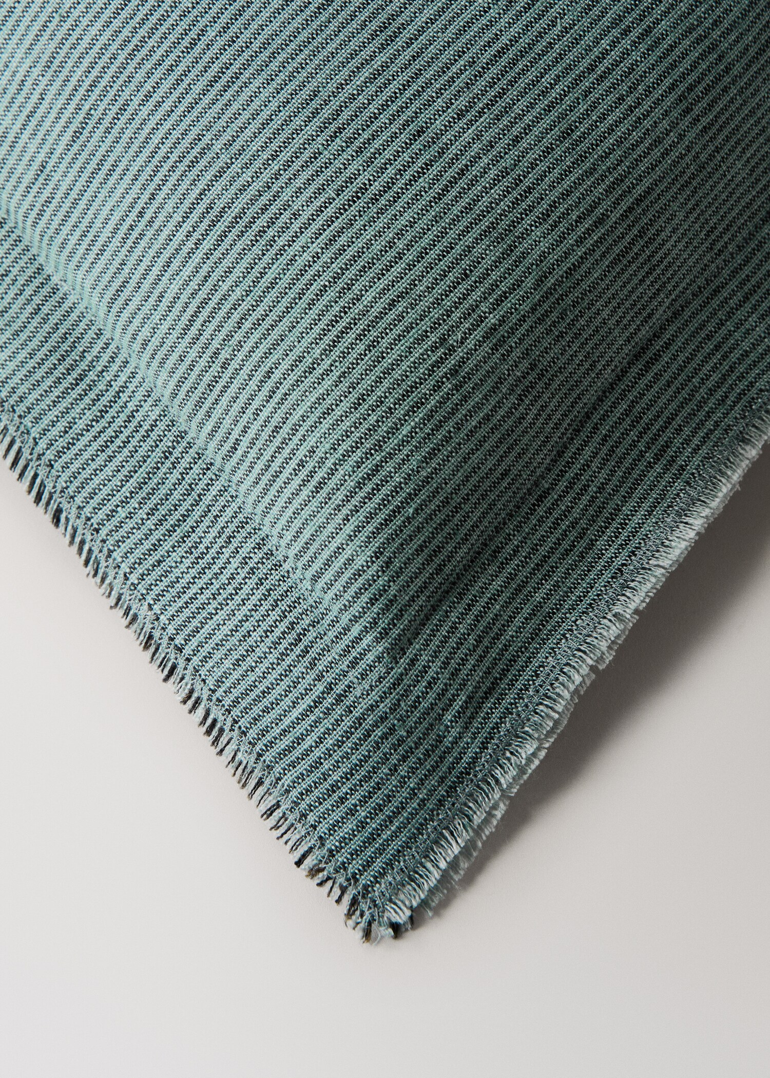 Linen cushion cover with topstitch finish 30x50 cm - Details of the article 1