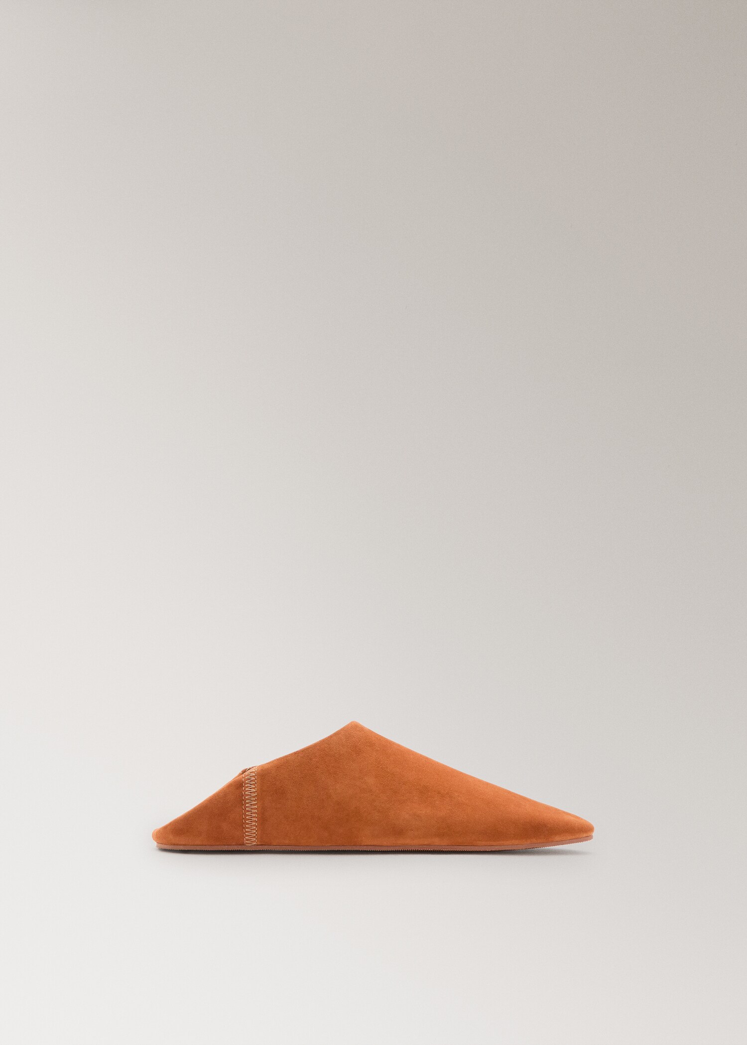 Leather clogs with stitching detail - Article without model