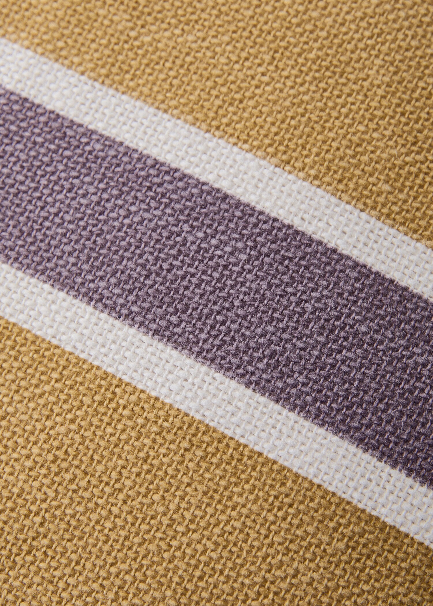 Cotton cushion cover with printed stripes 45x45 cm - Details of the article 3