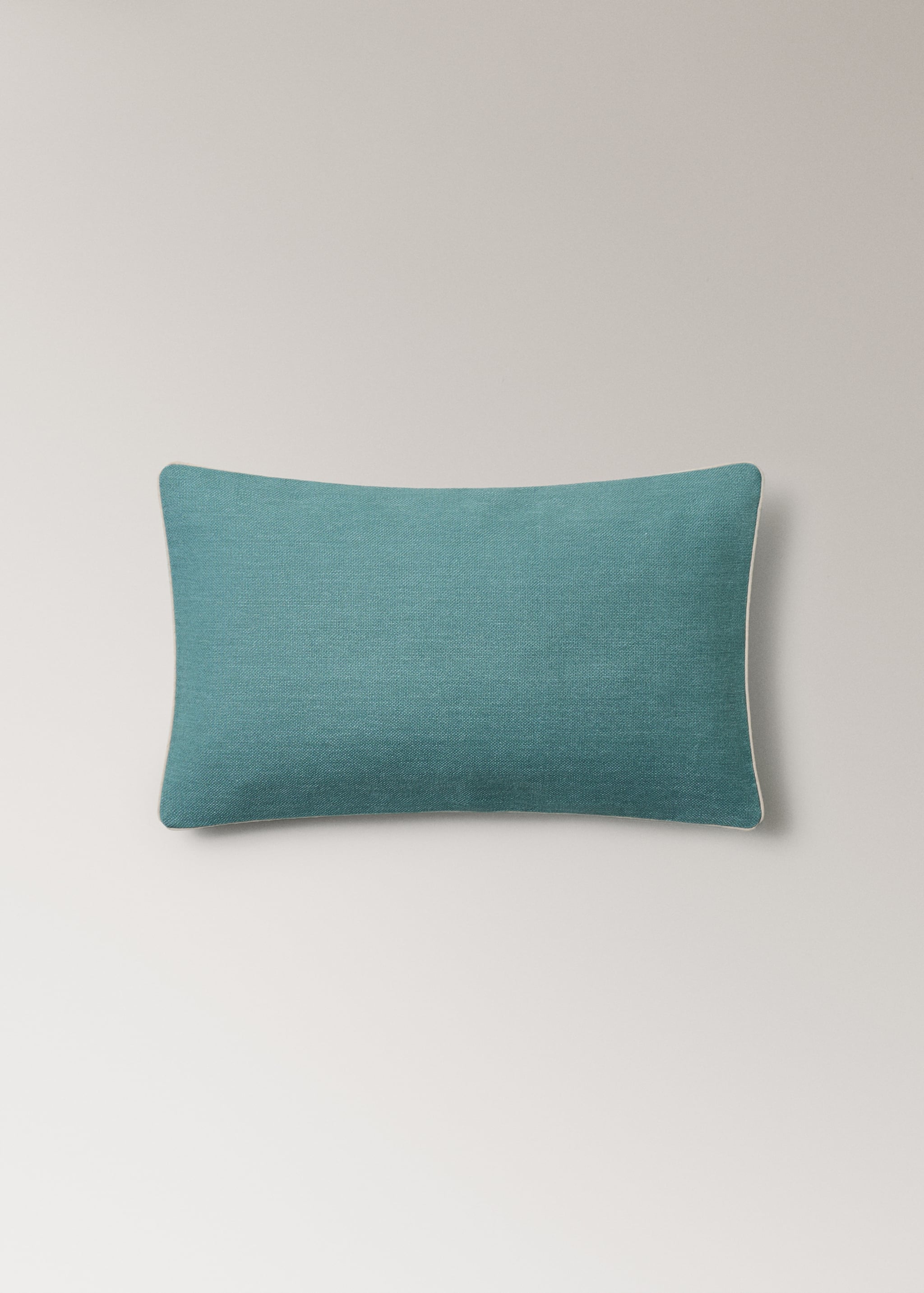 Housse de coussin coton texturé 30x50 cm - Article sans modèle, Vert d´eau. Ref: 27013322-00.