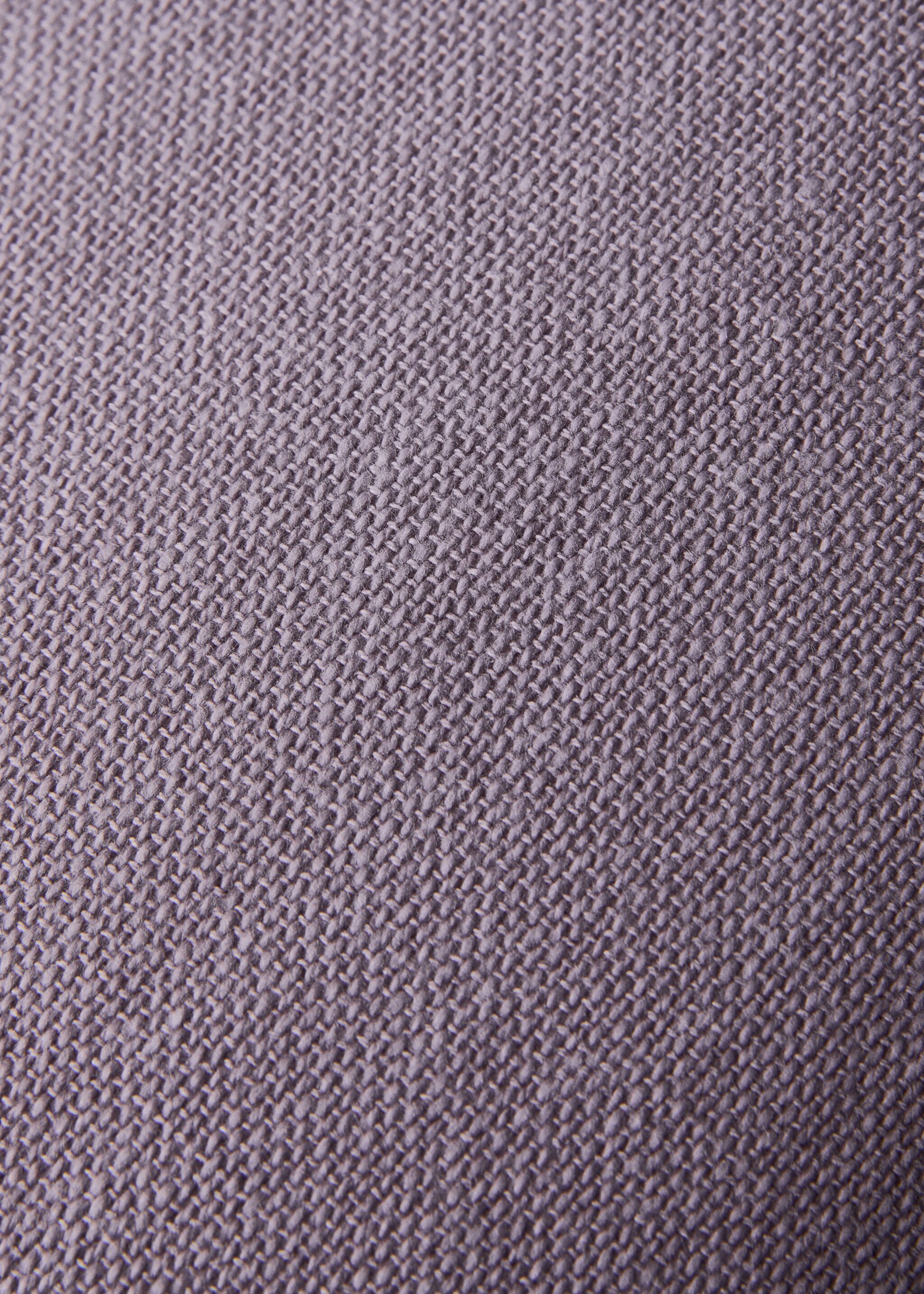 Cotton cushion cover with structure 30x50cm - Details of the article 3, Blackberry. Ref: 27013322-00.