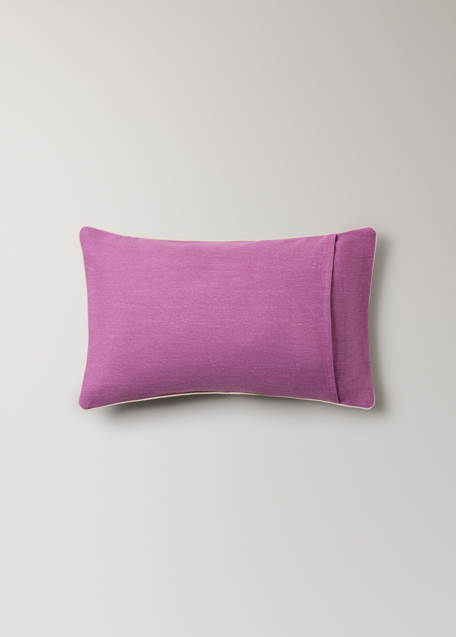 Cotton cushion cover with structure 30x50cm - Details of the article 1
