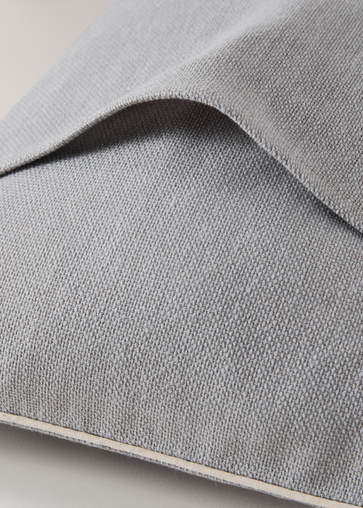 Cotton cushion cover with structure 30x50cm - Details of the article 2