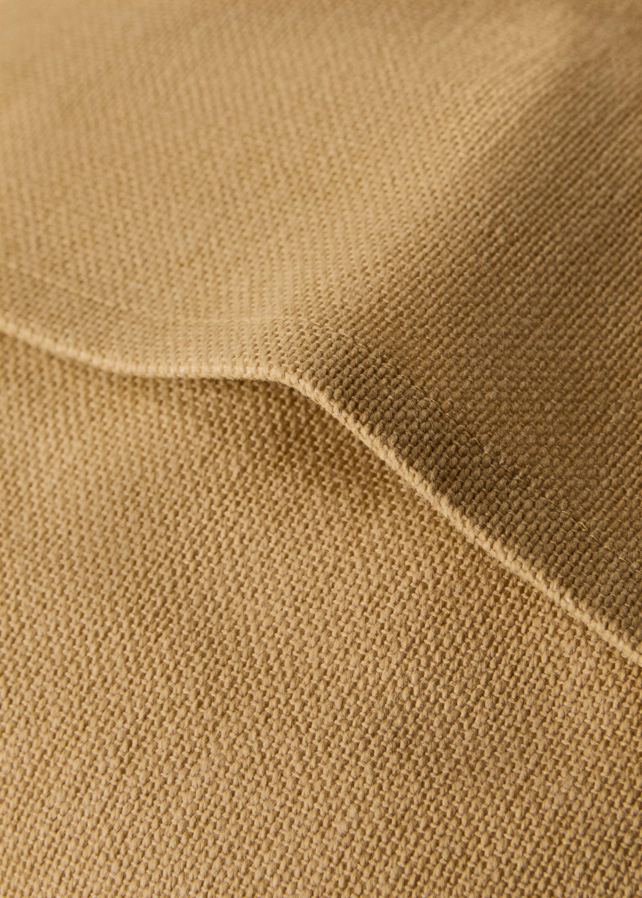 Funda coixí rivet 45x45cm - Detall de l'article 2, Groc. Ref: 27013323-00.