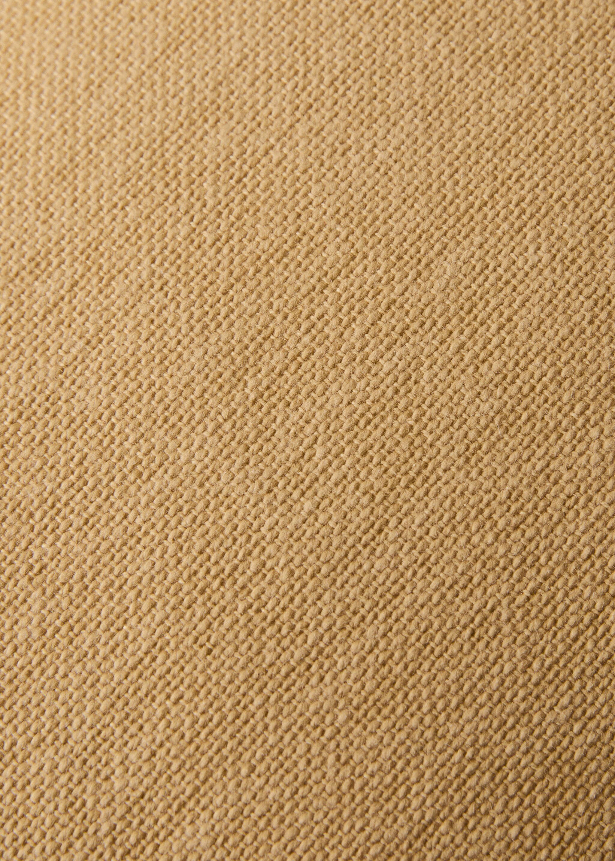 Funda coixí rivet 45x45cm - Detall de l'article 3, Groc. Ref: 27013323-00.