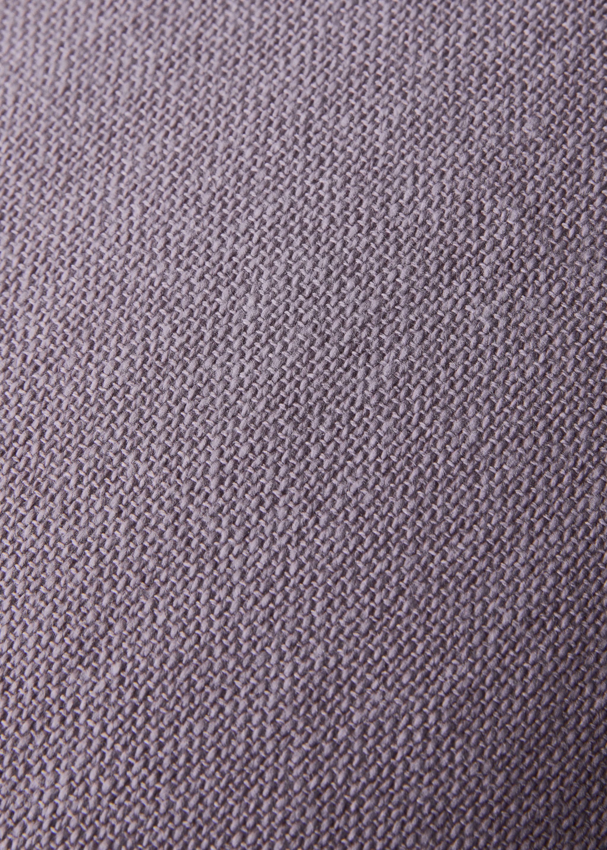 Paspelierter Kissenbezug 45 x 45 cm - Detail des Artikels 3, Brombeere. Ref: 27013323-00.