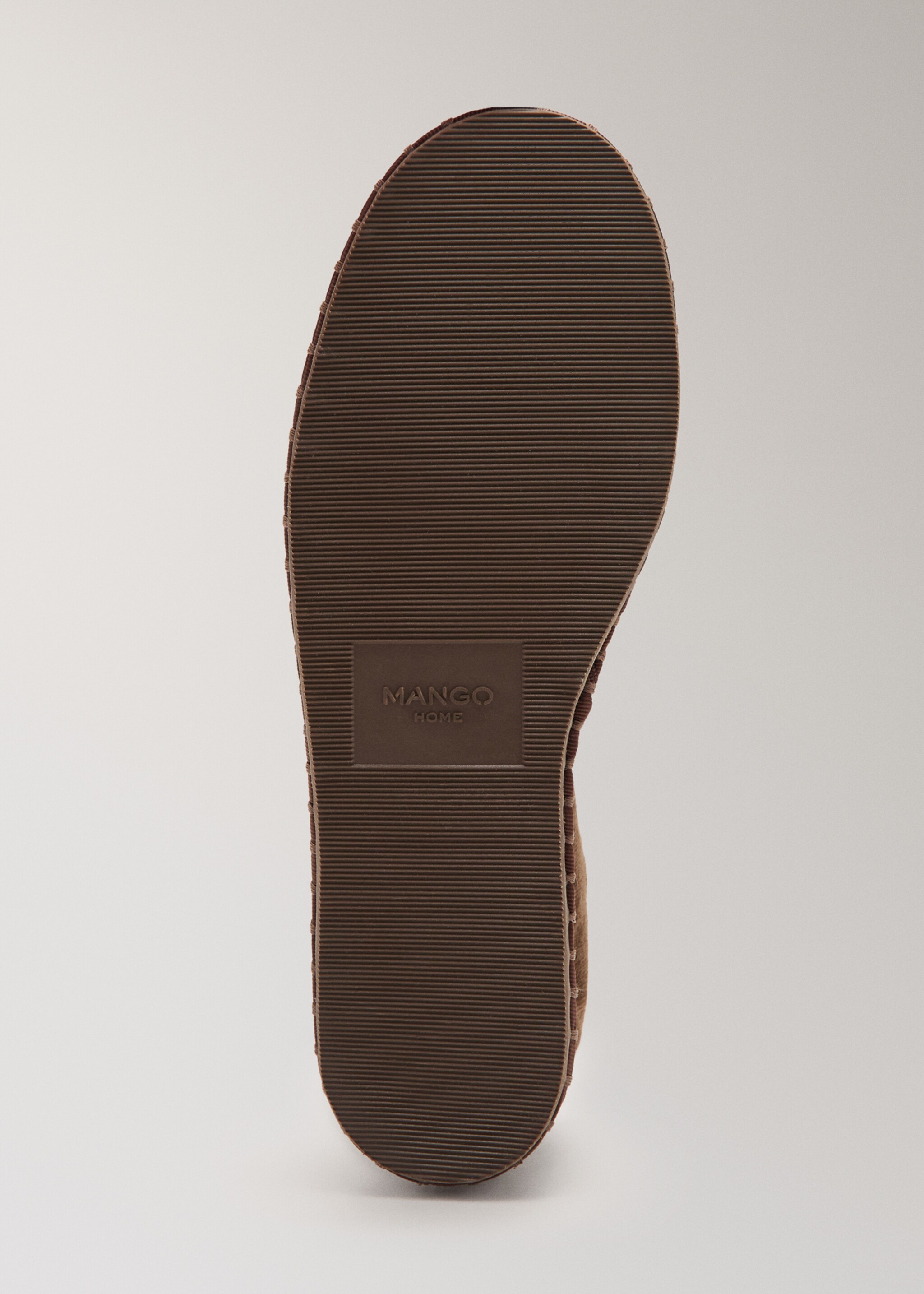 Velour shoes - Details of the article 3, Brown. Ref: 27013326-00.