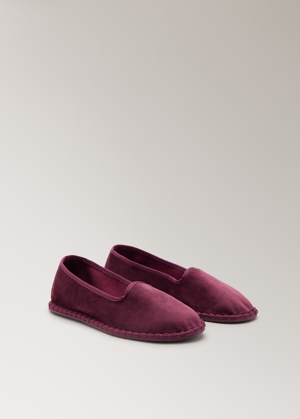 Velour shoes