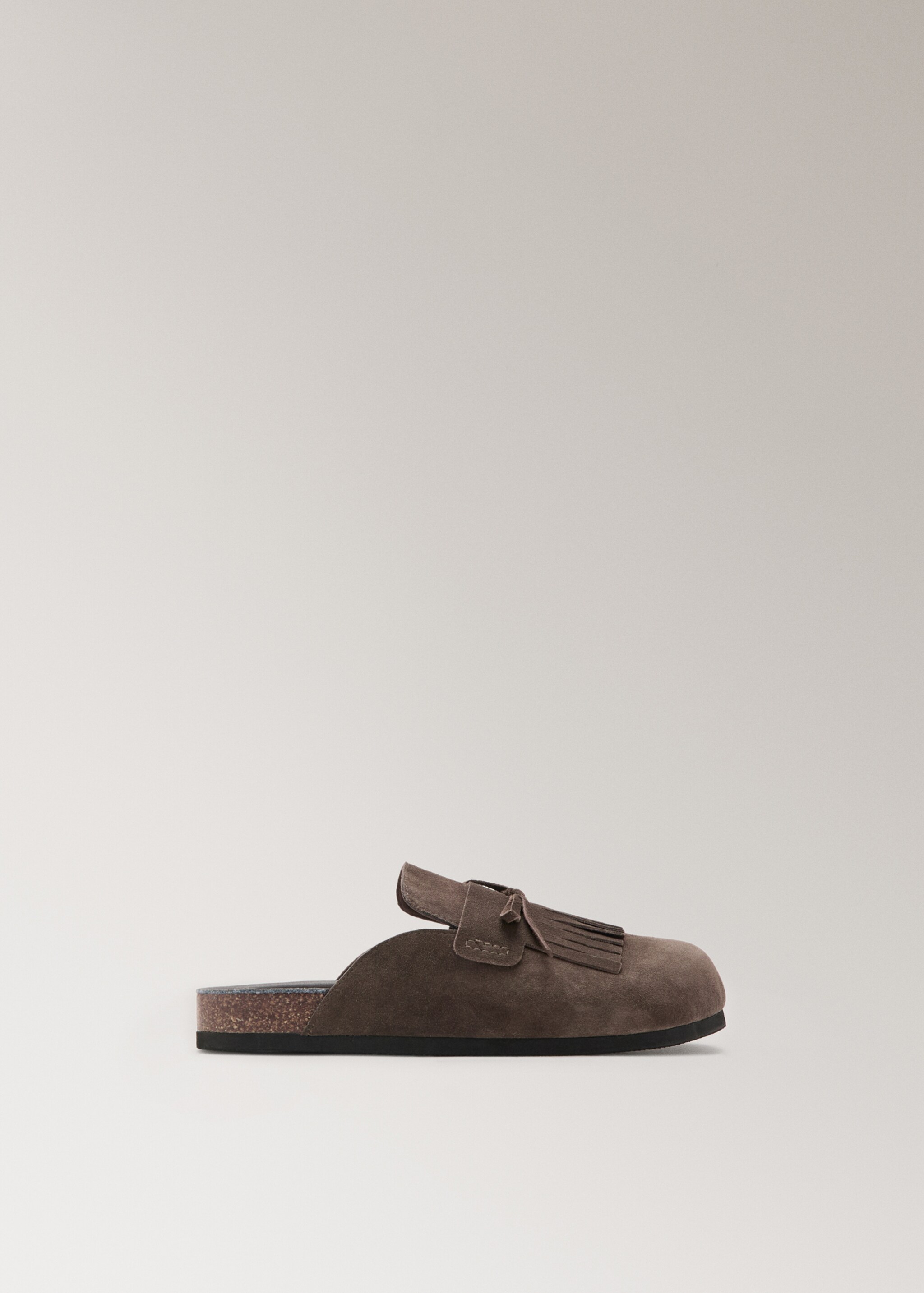 Leather clog shoes - Article without model, Brown. Ref: 27013327-00.