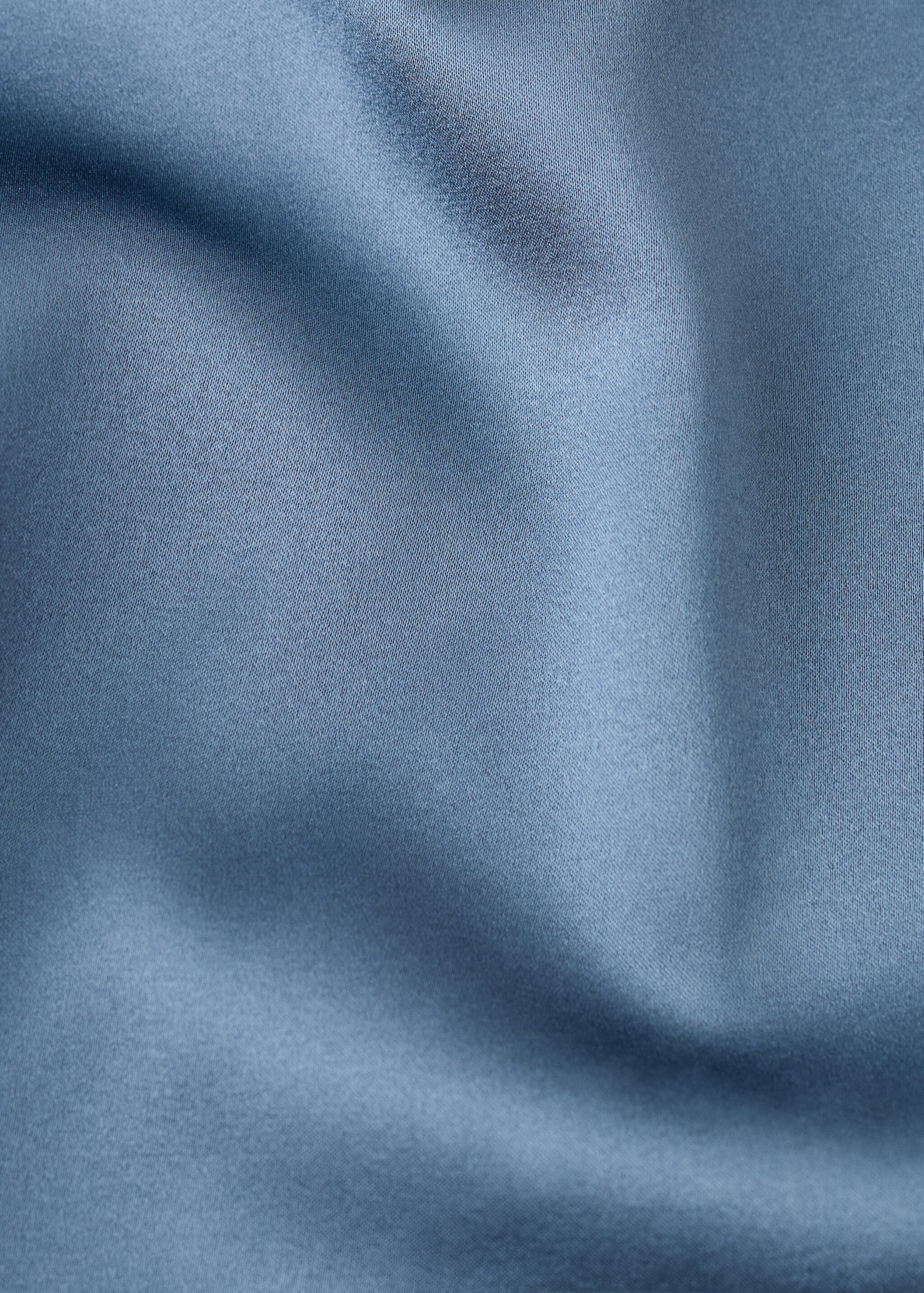 Silk pyjama shorts - Details of the article 0, Blue. Ref: 27013328-00.