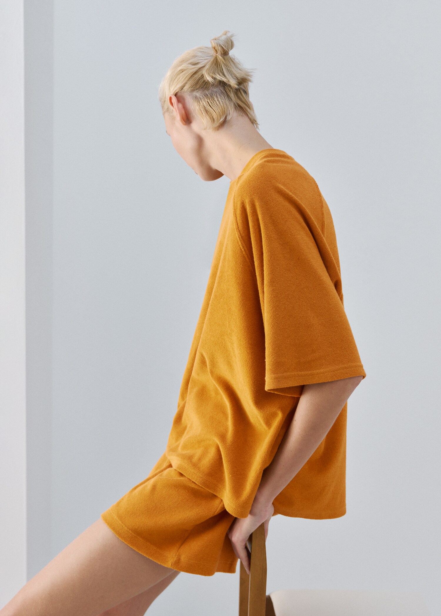 Terry cotton shorts - Details of the article 2