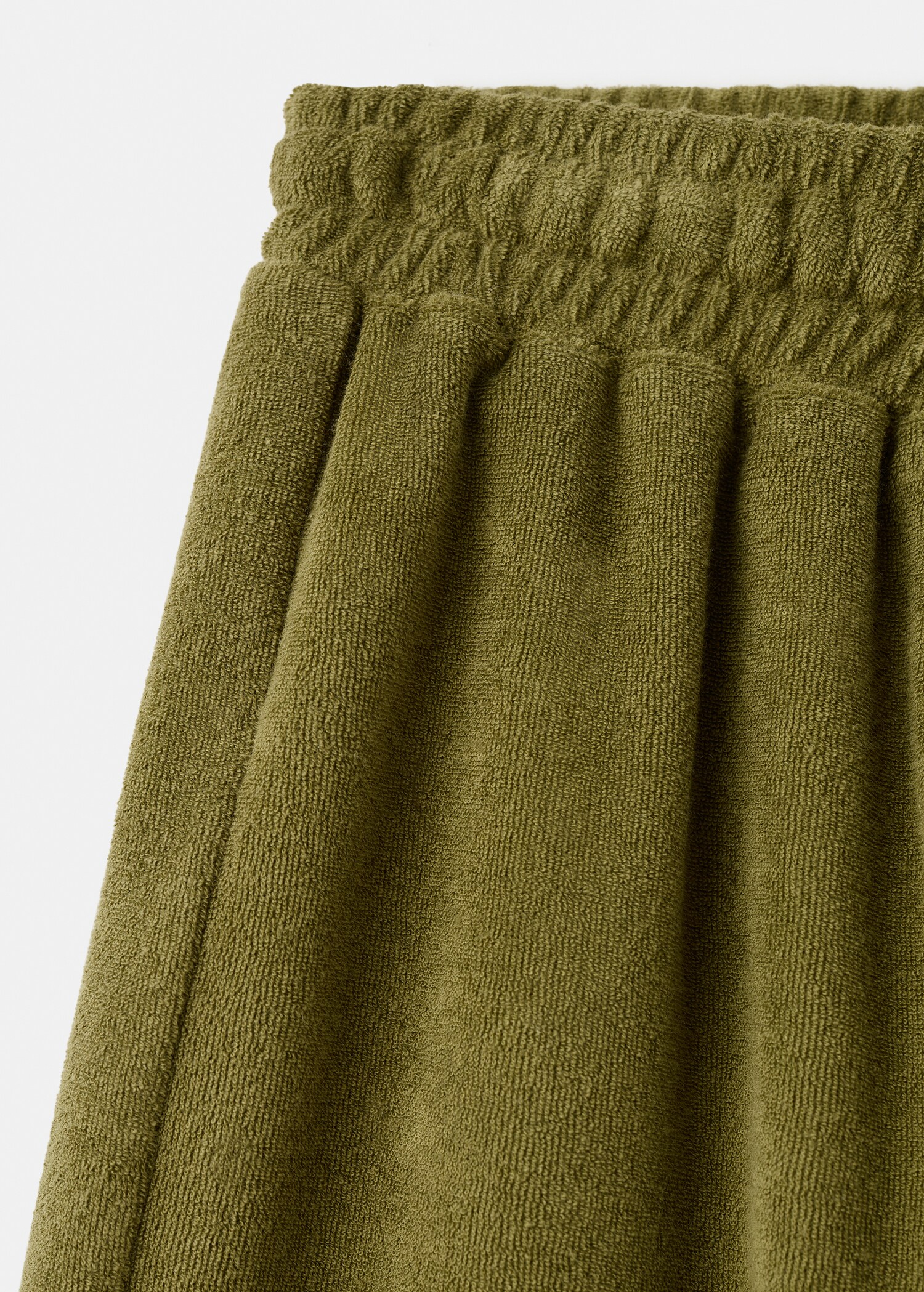 Terry cotton shorts - Details of the article 0
