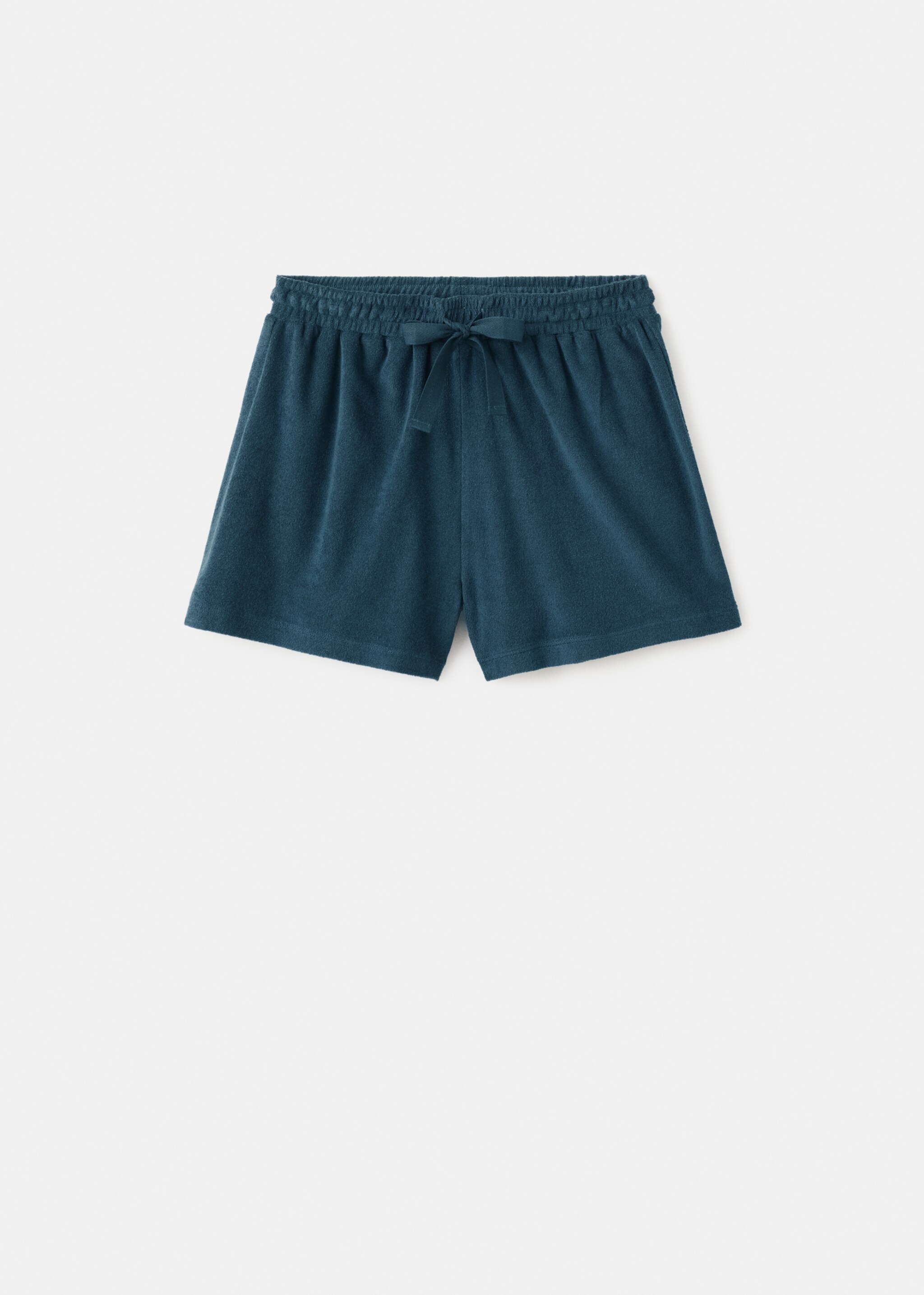 Terry cotton shorts - Article without model, Blue. Ref: 27013330-00.