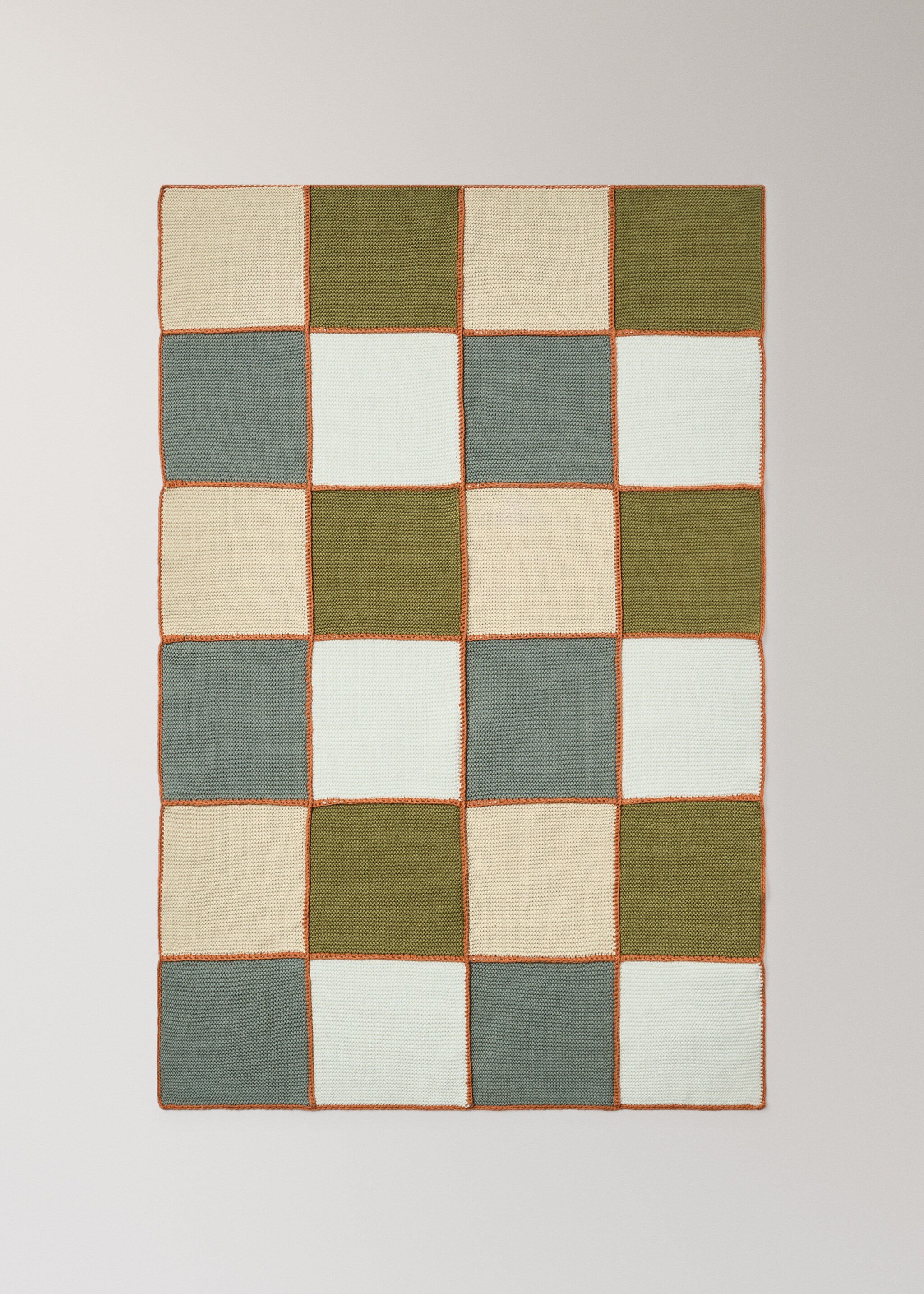 Patchwork-Kinderdecke - Detail des Artikels 3, Blau. Ref: 27013335-00.