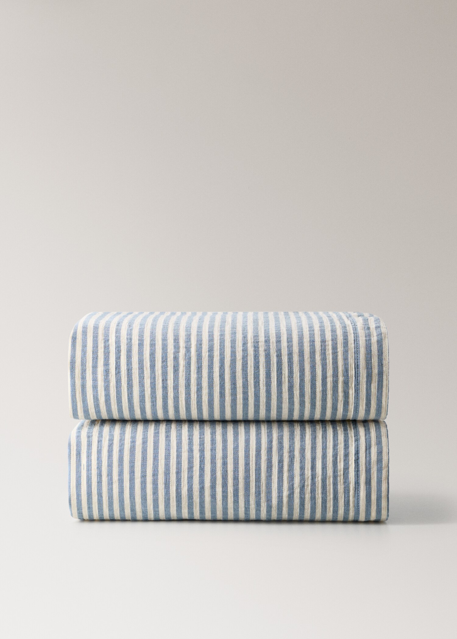 Κουβέρτα βαμβακερή γάζα ριγέ - Προϊόν χωρίς μοντέλο