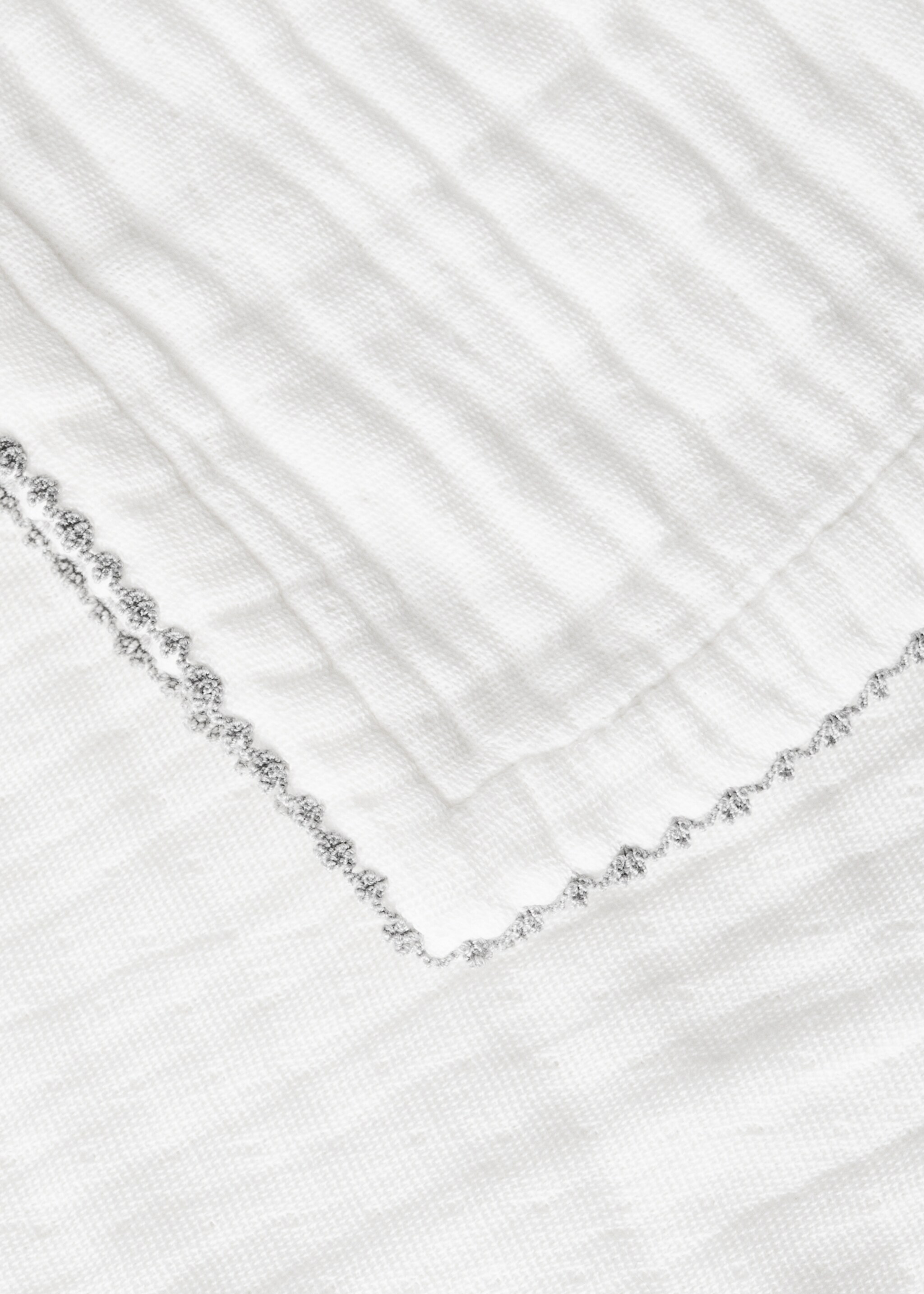 Дитяча ковдра з контрастною обробкою - Детальніше про товар 1, Білий. Ref: 27013337-00.