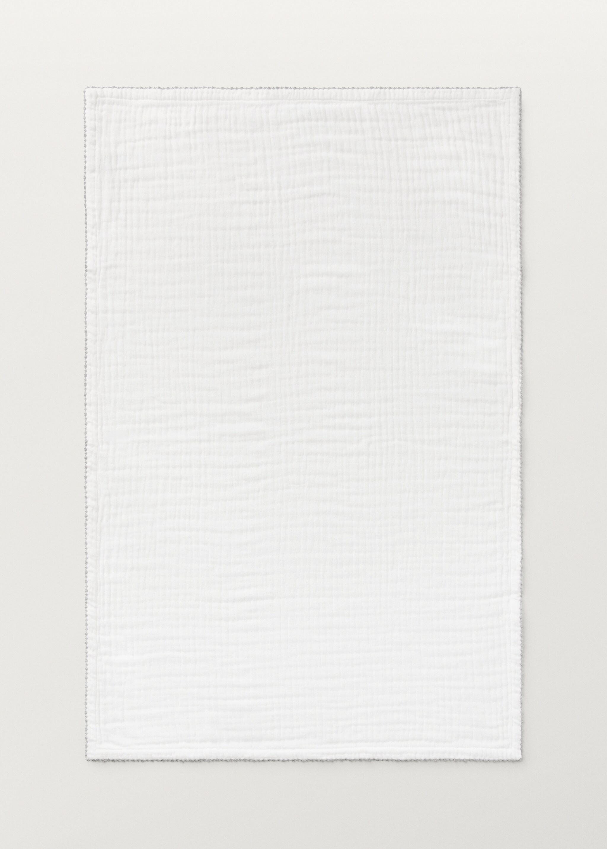 Дитяча ковдра з контрастною обробкою - Детальніше про товар 3, Білий. Ref: 27013337-00.