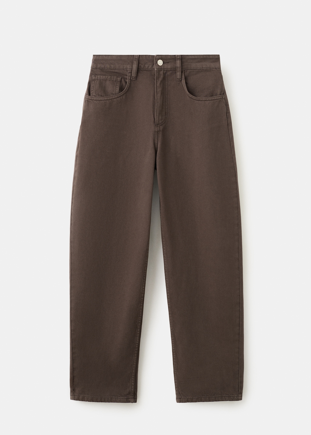 Mango High-waisted barrel jeans