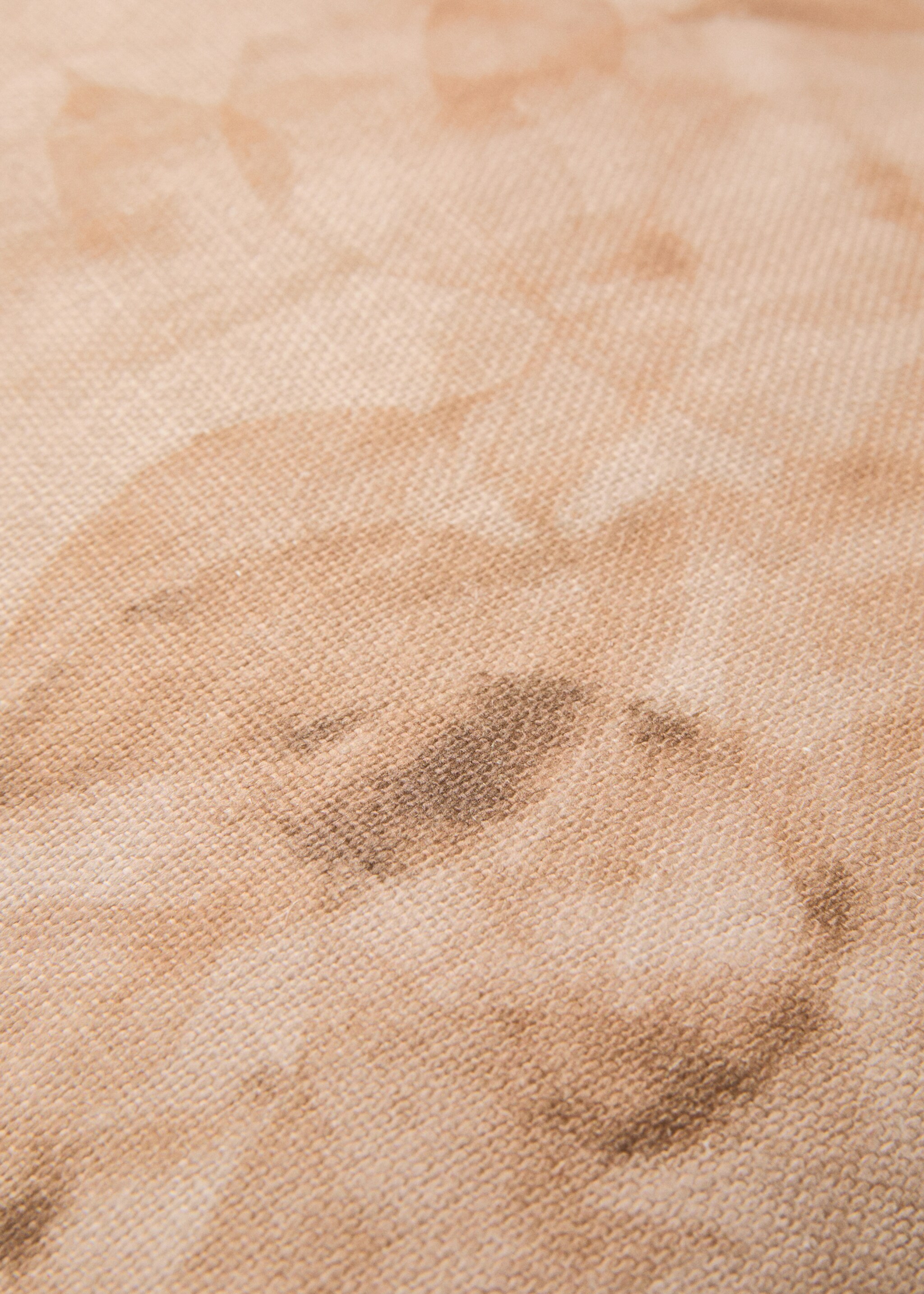 Лляна наволочка на декоративну  подушку з квітковим принтом 40x60 см - Детальніше про товар 3, Абрикосовий. Ref: 27013347-00.