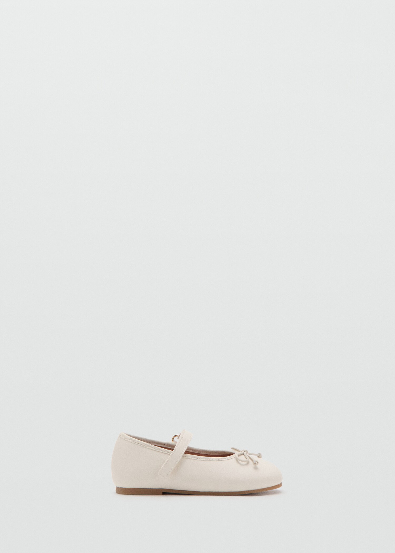 Baleríny s páskem a detailem mašličky - Zboží bez modelu