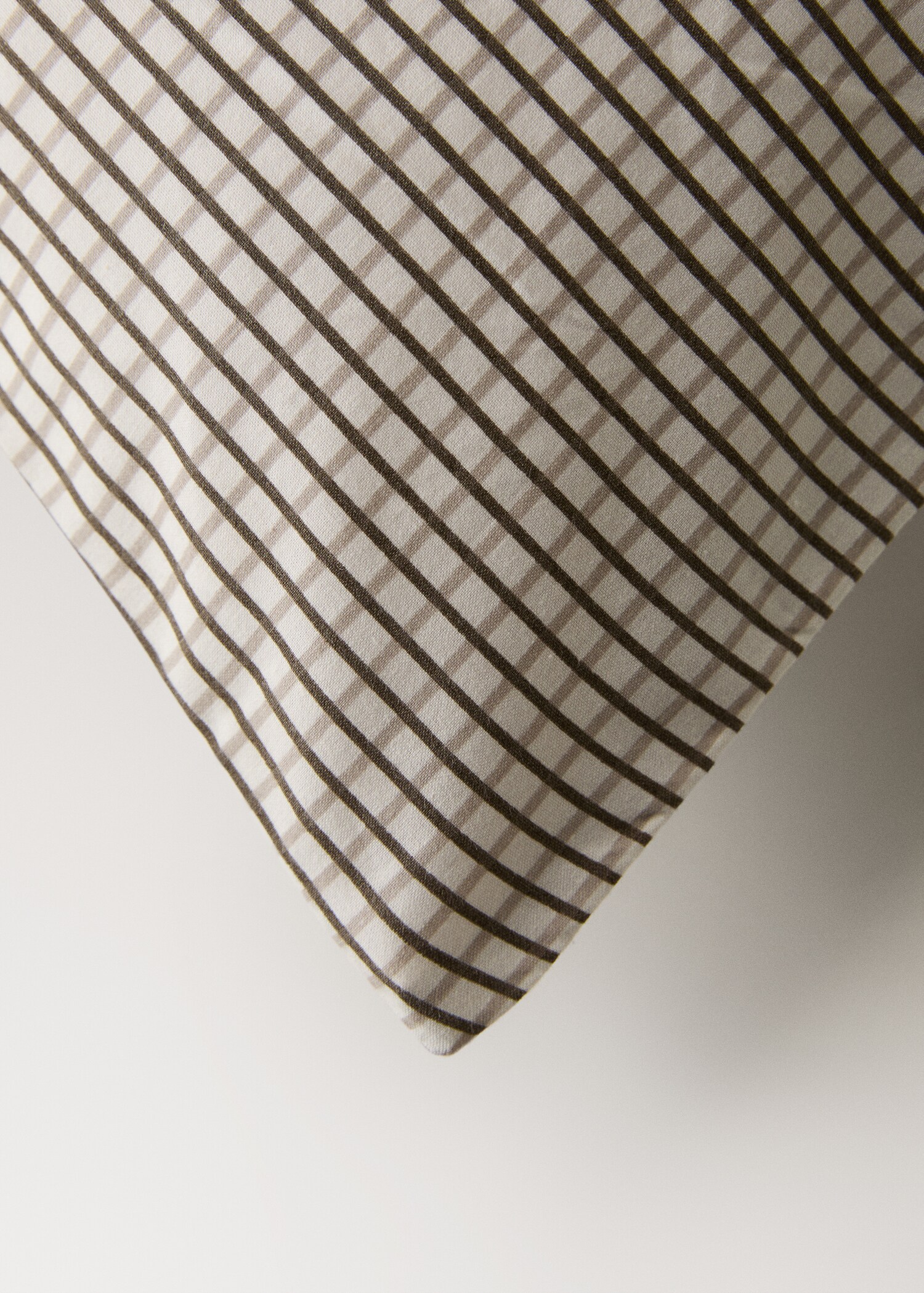 Wendebettbezug aus Baumwoll-Perkal mit Mini-Karomuster für 135/140 cm Bett - Detail des Artikels 1