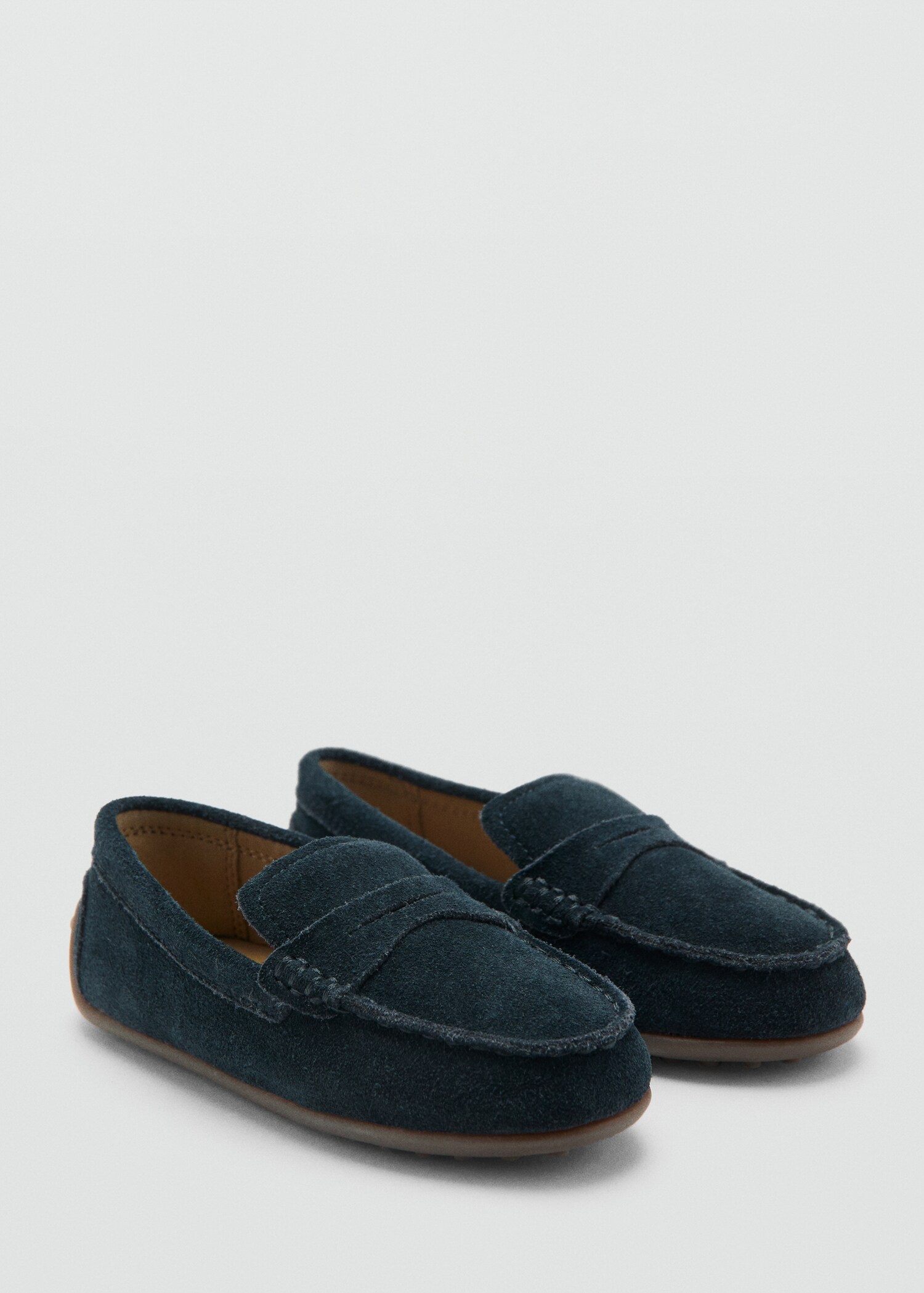 Suede-effect moccasin - Medium plane