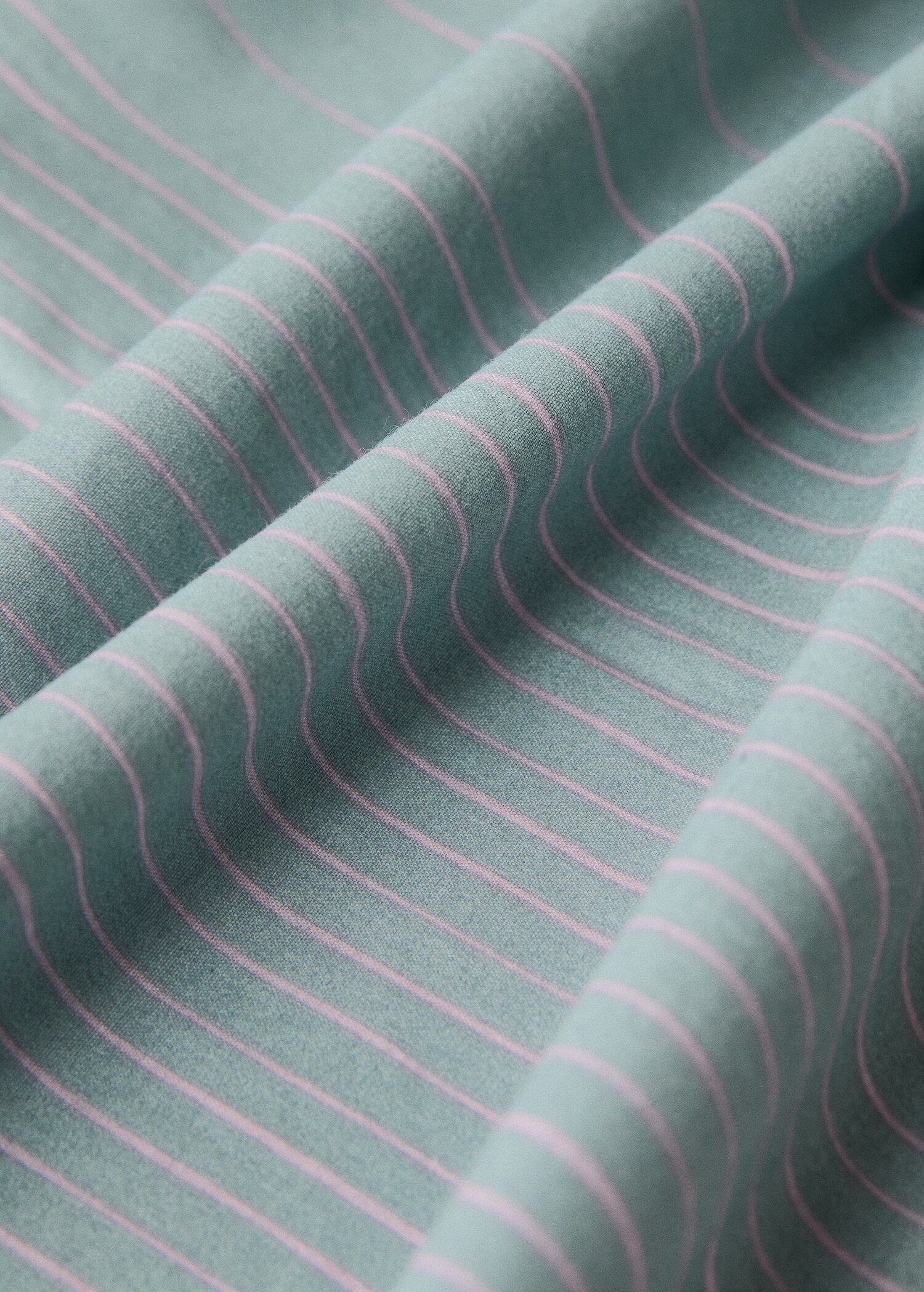 Cotton percale striped watercolor duvet cover for 135/140 cm bed - Details of the article 2