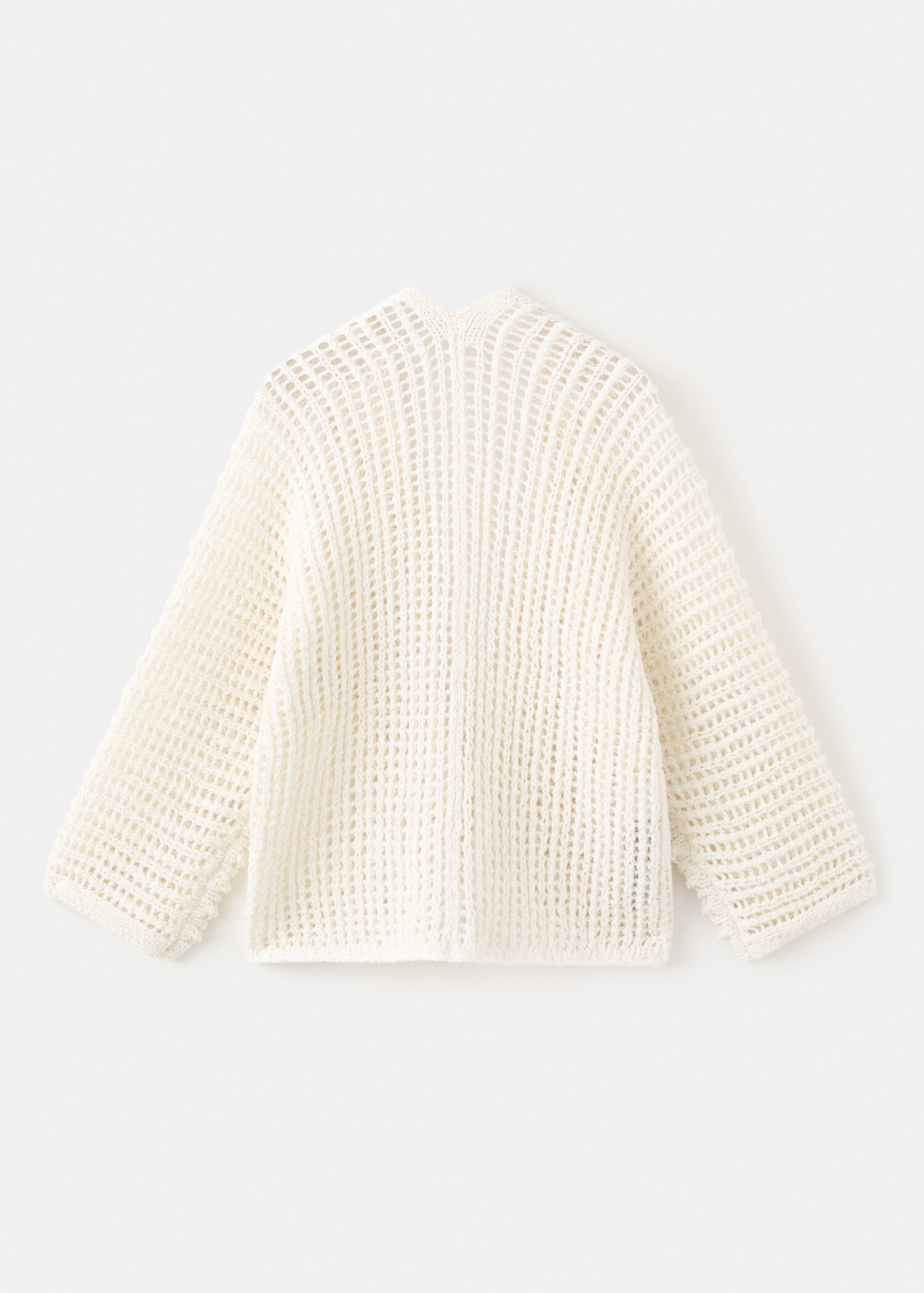 Openwork knit cardigan - Reverse of the article