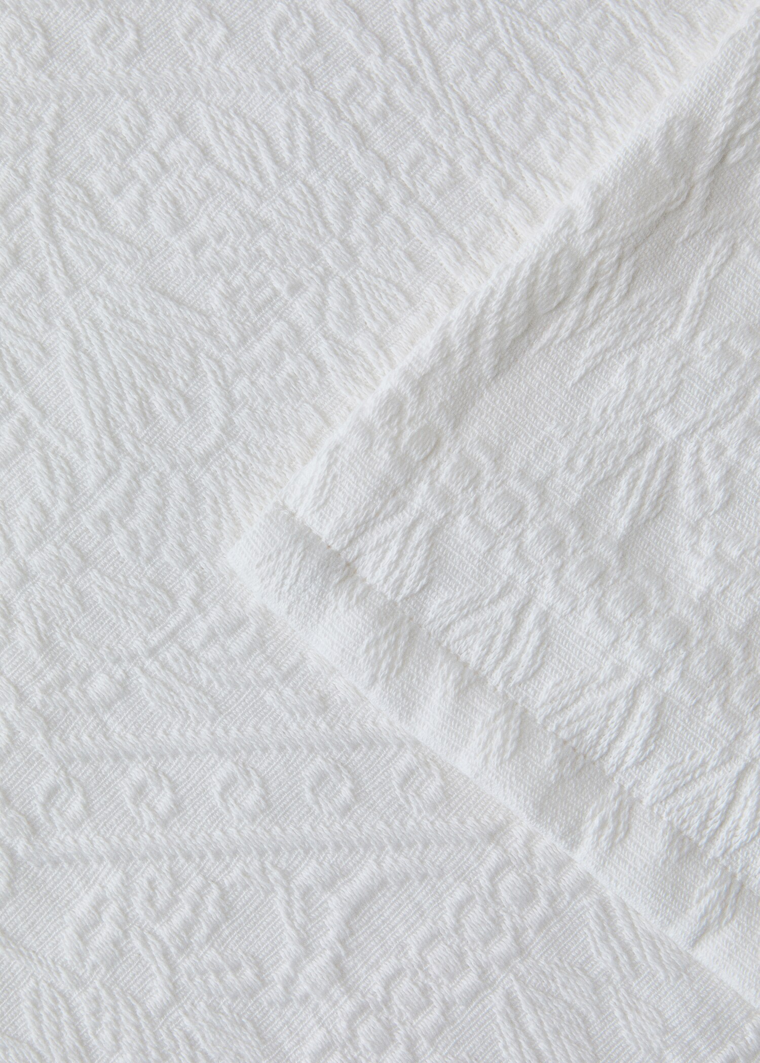 Pre-shrunk jacquard bedspread 300 g for 90/105 cm bed - Details of the article 1