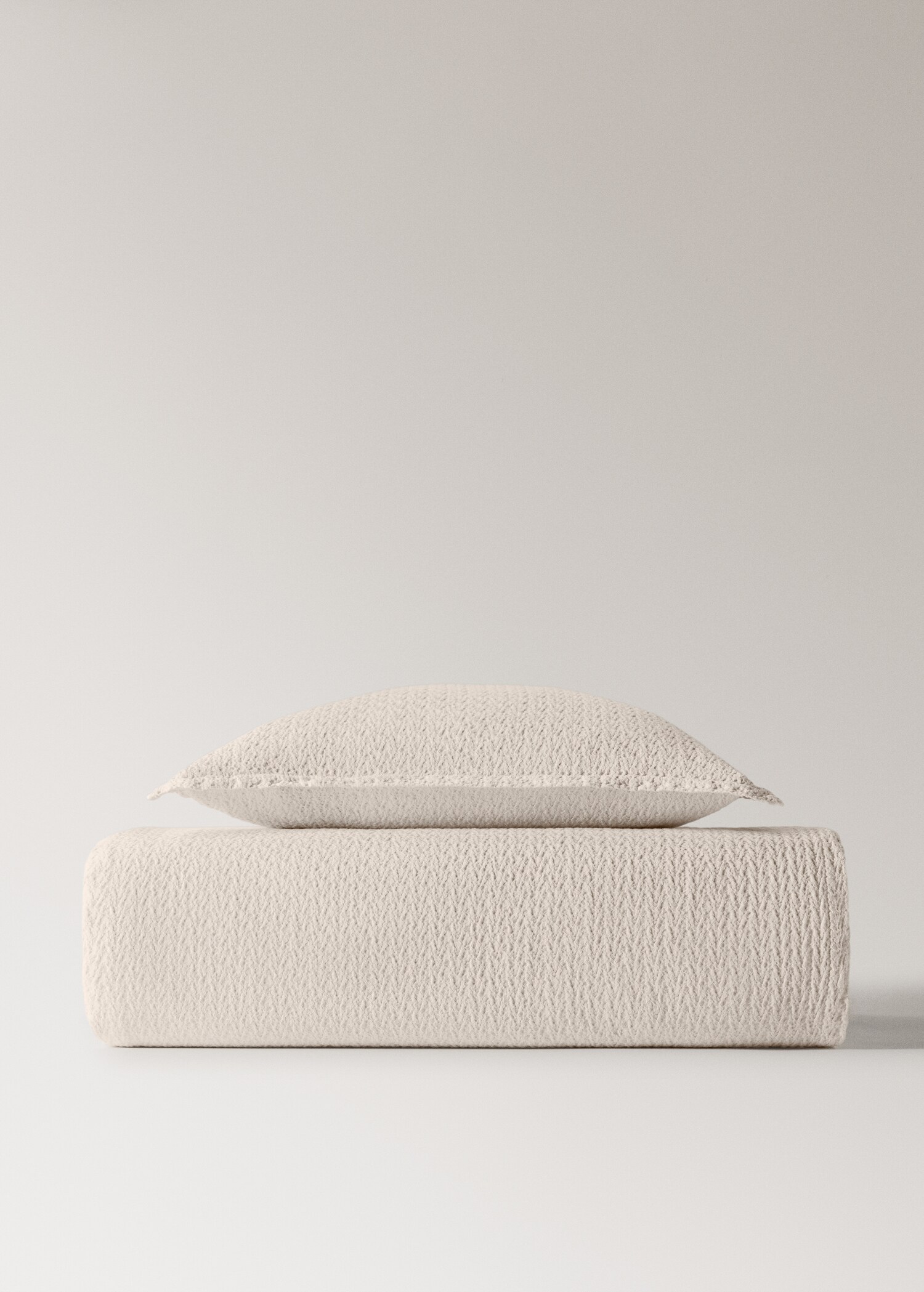 Fine texture cotton bedspread garment dye Bed 180/200 - Details of the article 3