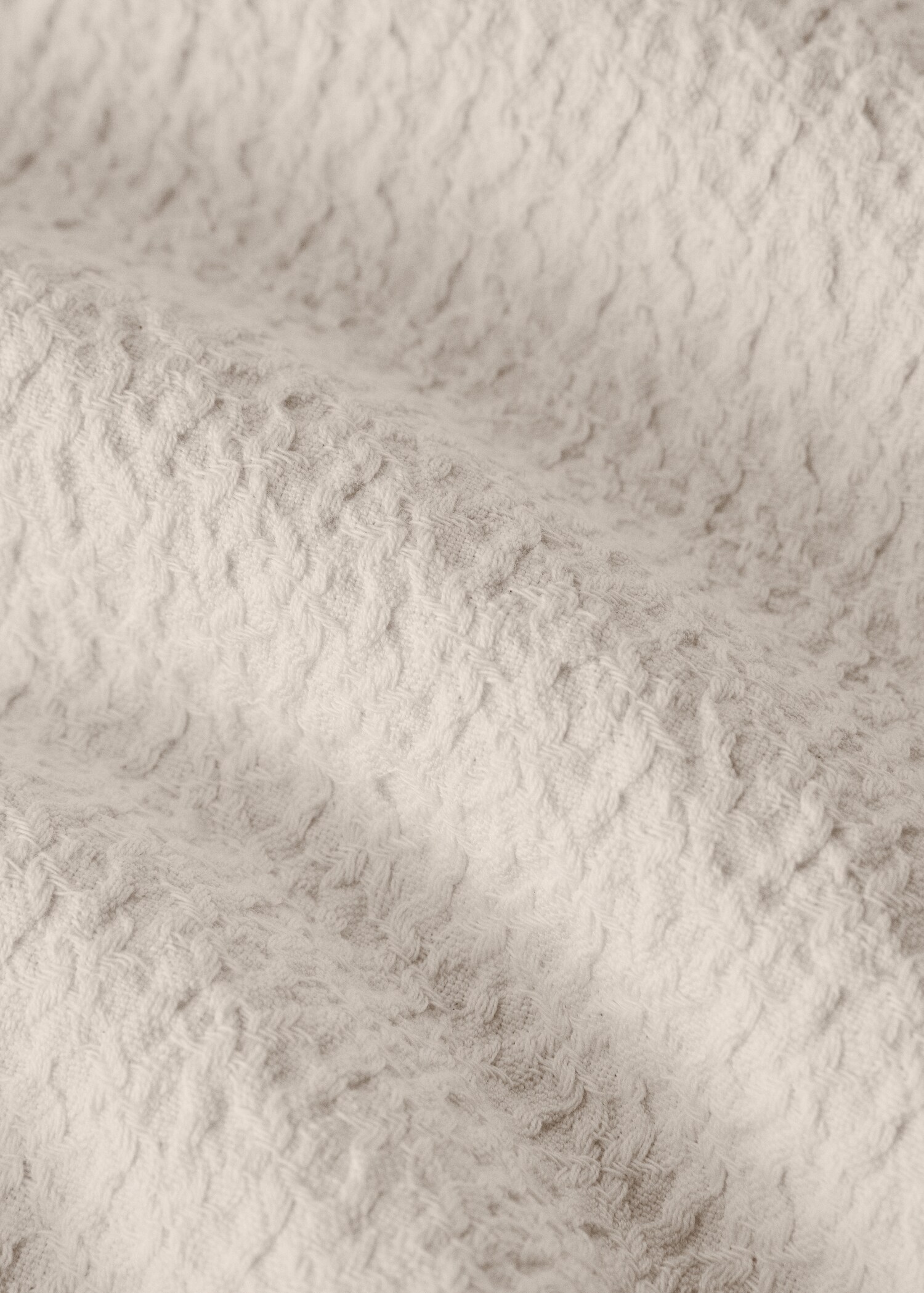 Tagesdecke aus Baumwolle mit feiner Struktur, Garment Dyed, 90/105 cm Bett - Detail des Artikels 2