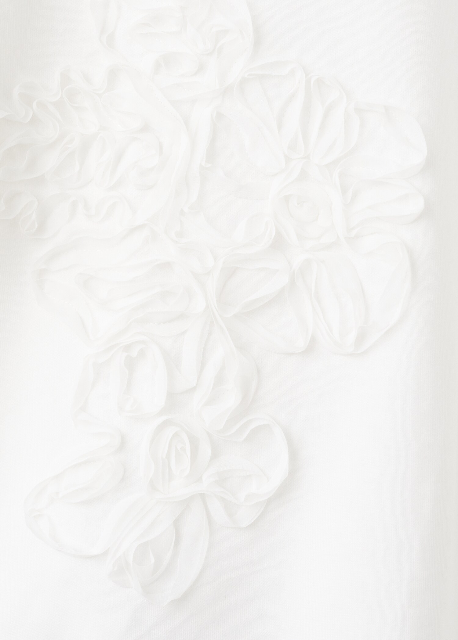 Embossed flowers t-shirt - Details of the article 0