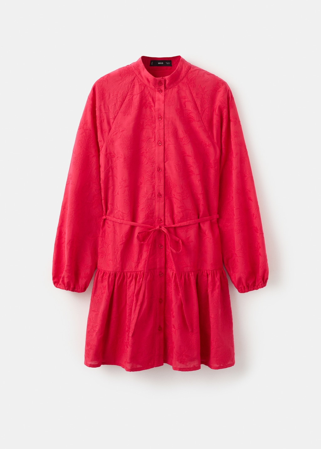 Embroidered shirt dress - image 5