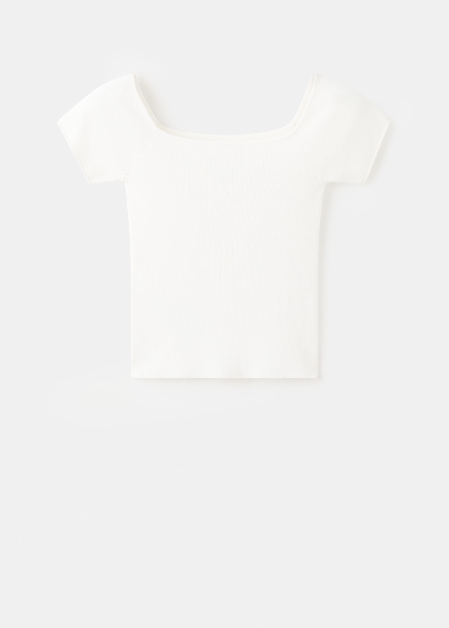 Fitted crop top - Article without model