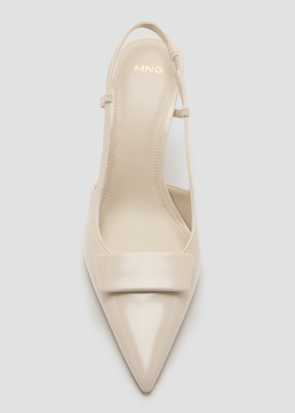 Mango Patent heeled shoes