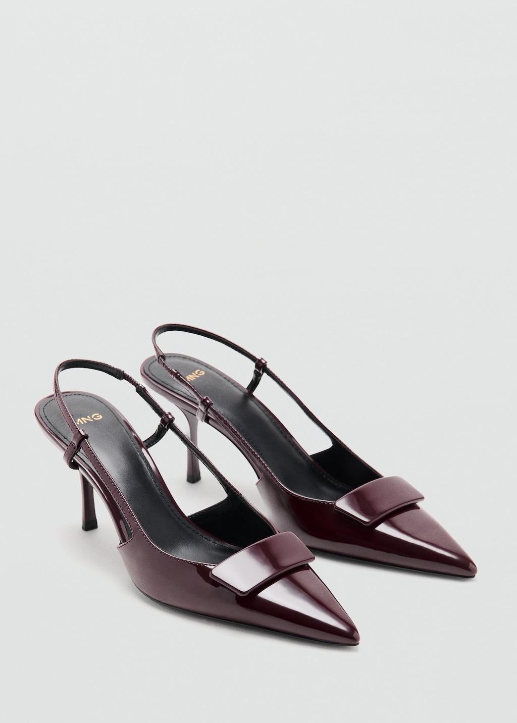 Patent heeled shoes - image 2