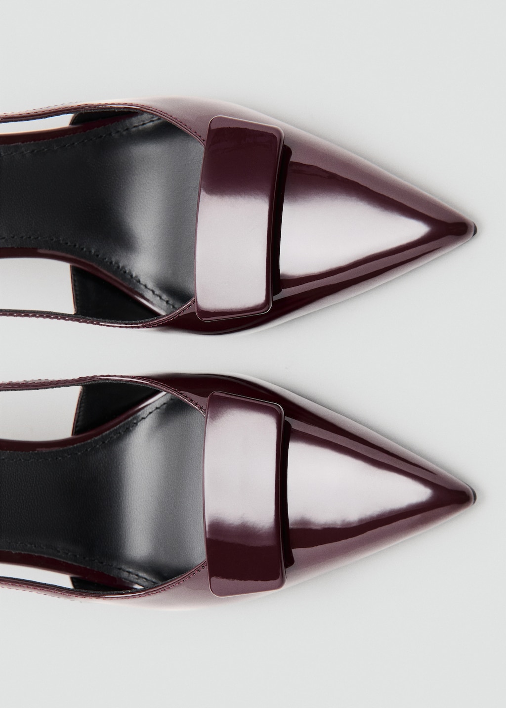 Patent heeled shoes - image 3