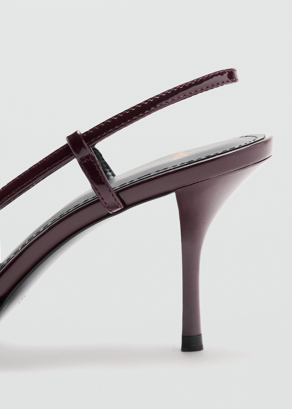 Mango Patent heeled shoes