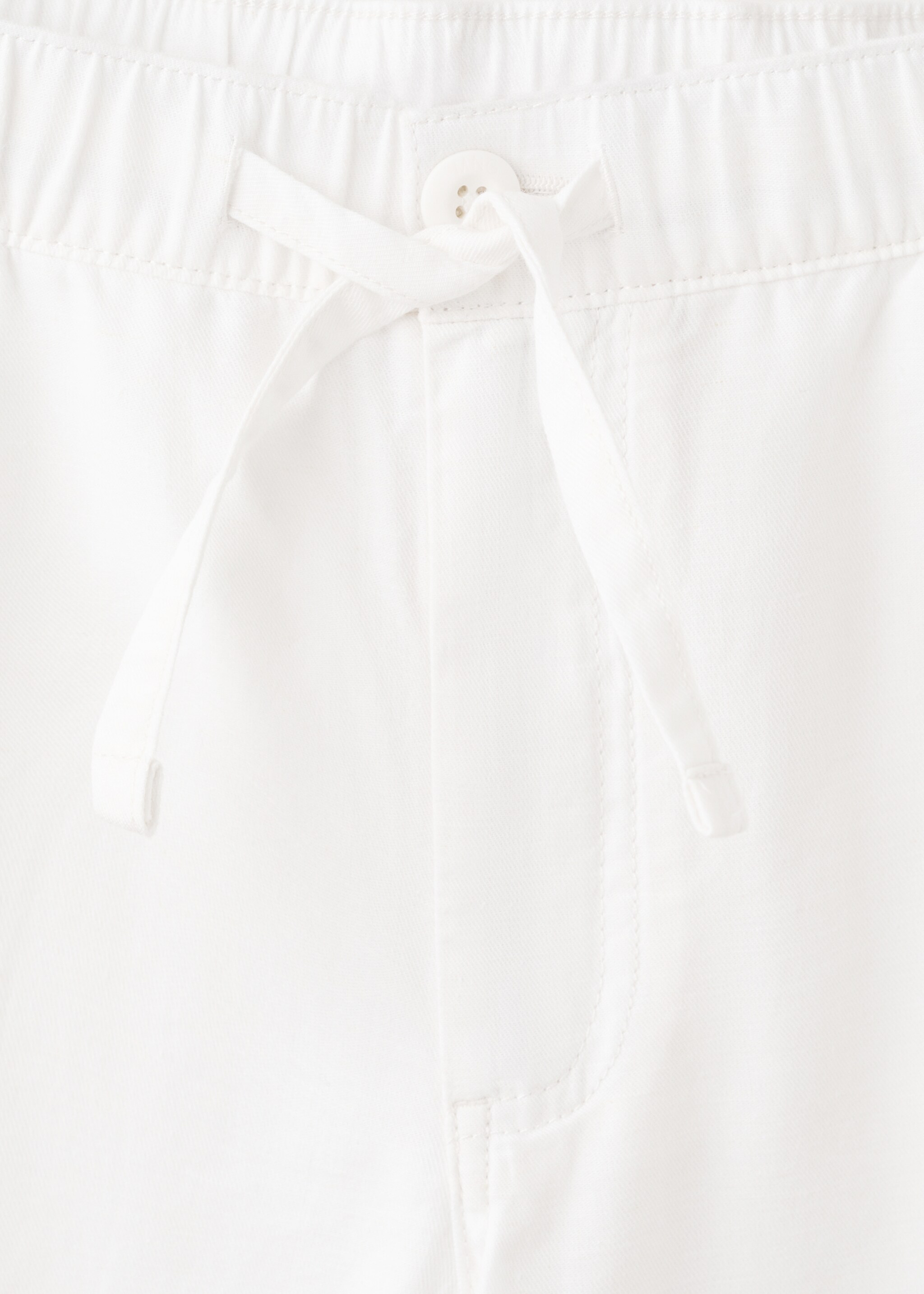 Pantalón jogger cordón - Detalle del artículo 8, Blanco. Ref: 27014054-00.