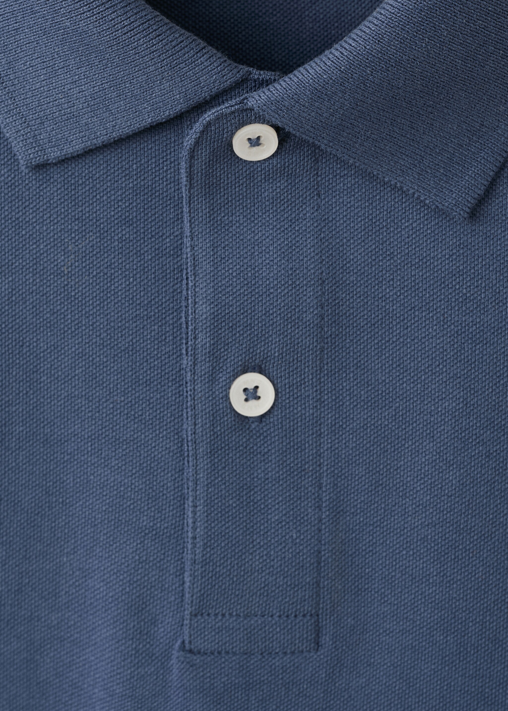 Polo coton piqué - Détail de l'article 8, Bleu marine. Ref: 27014059-00.
