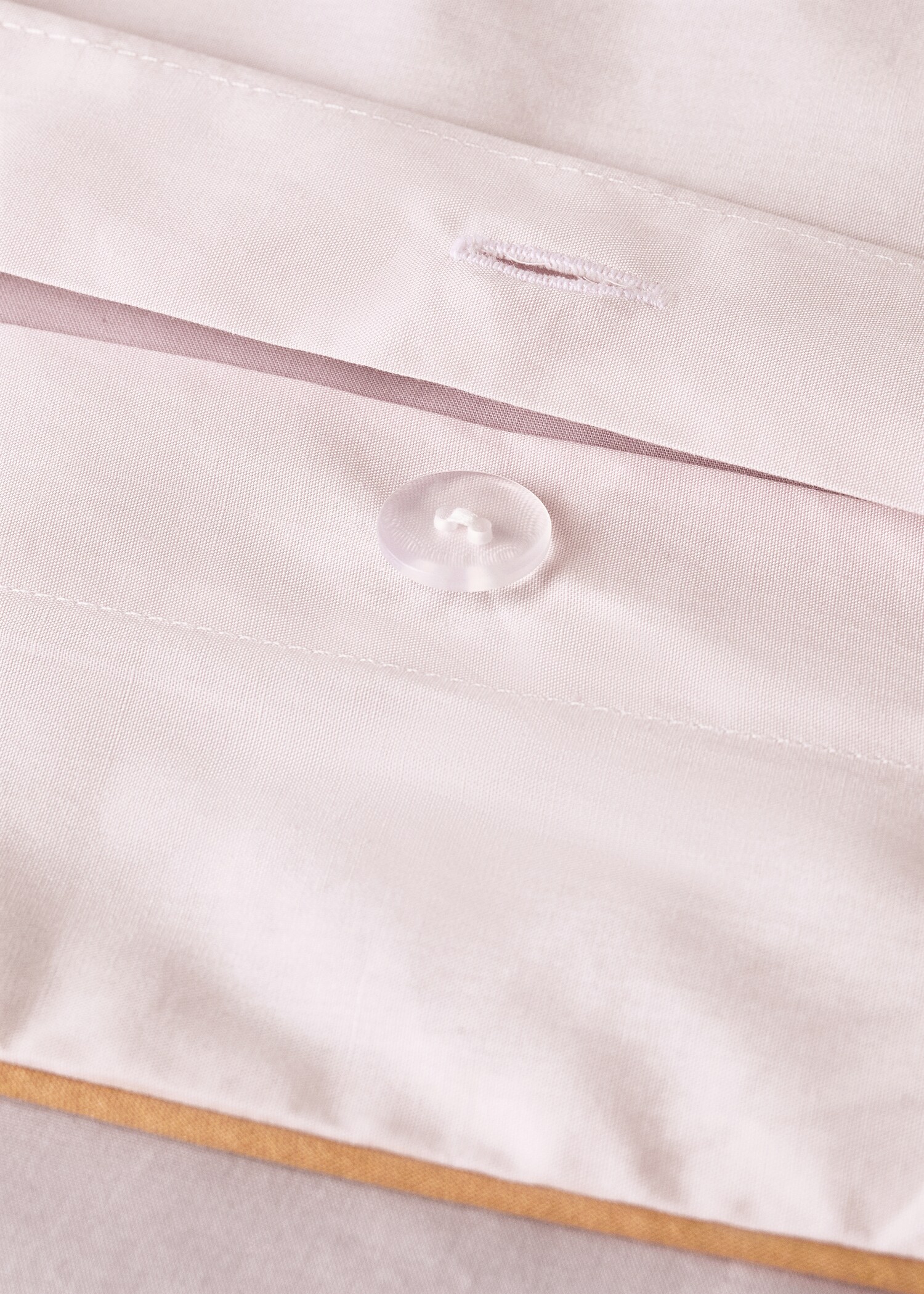 Children's reversible cotton percale duvet cover with contrast piping for a 90 cm bed - Details of the article 2