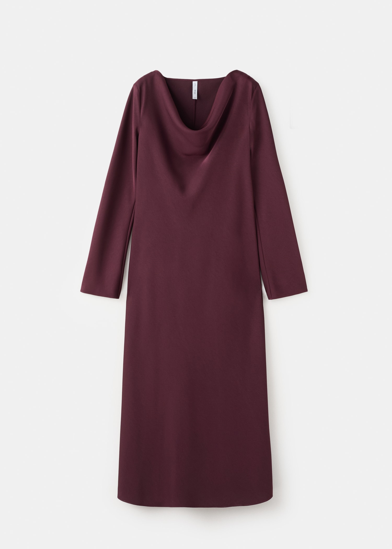 Vestido cuello drapeado - Artículo sin modelo