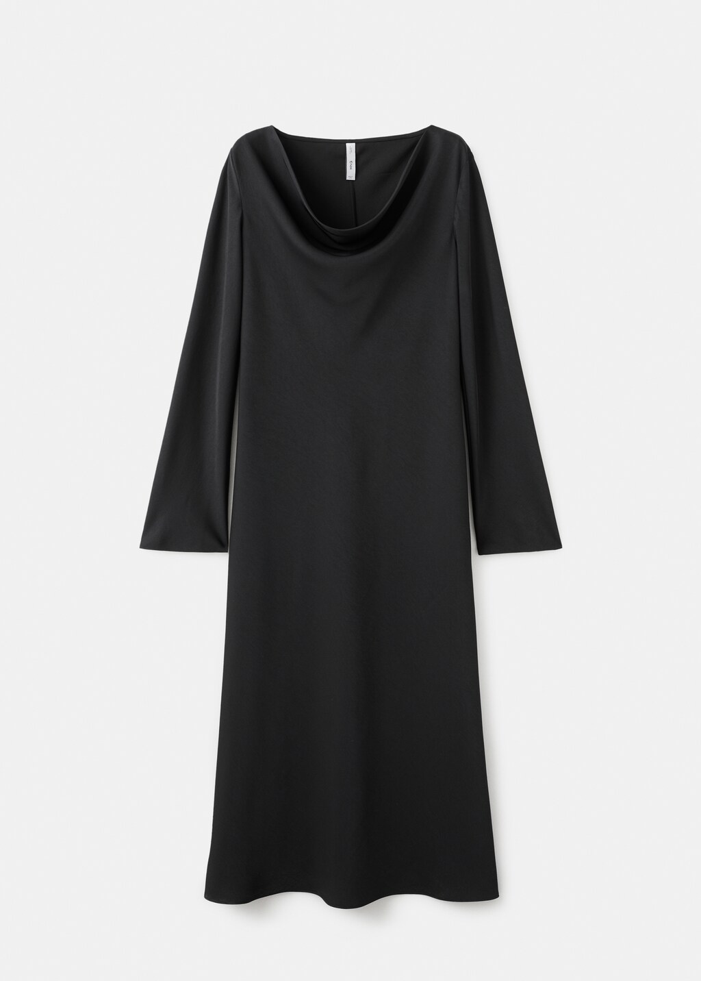 Long dress with draped neck - image 5