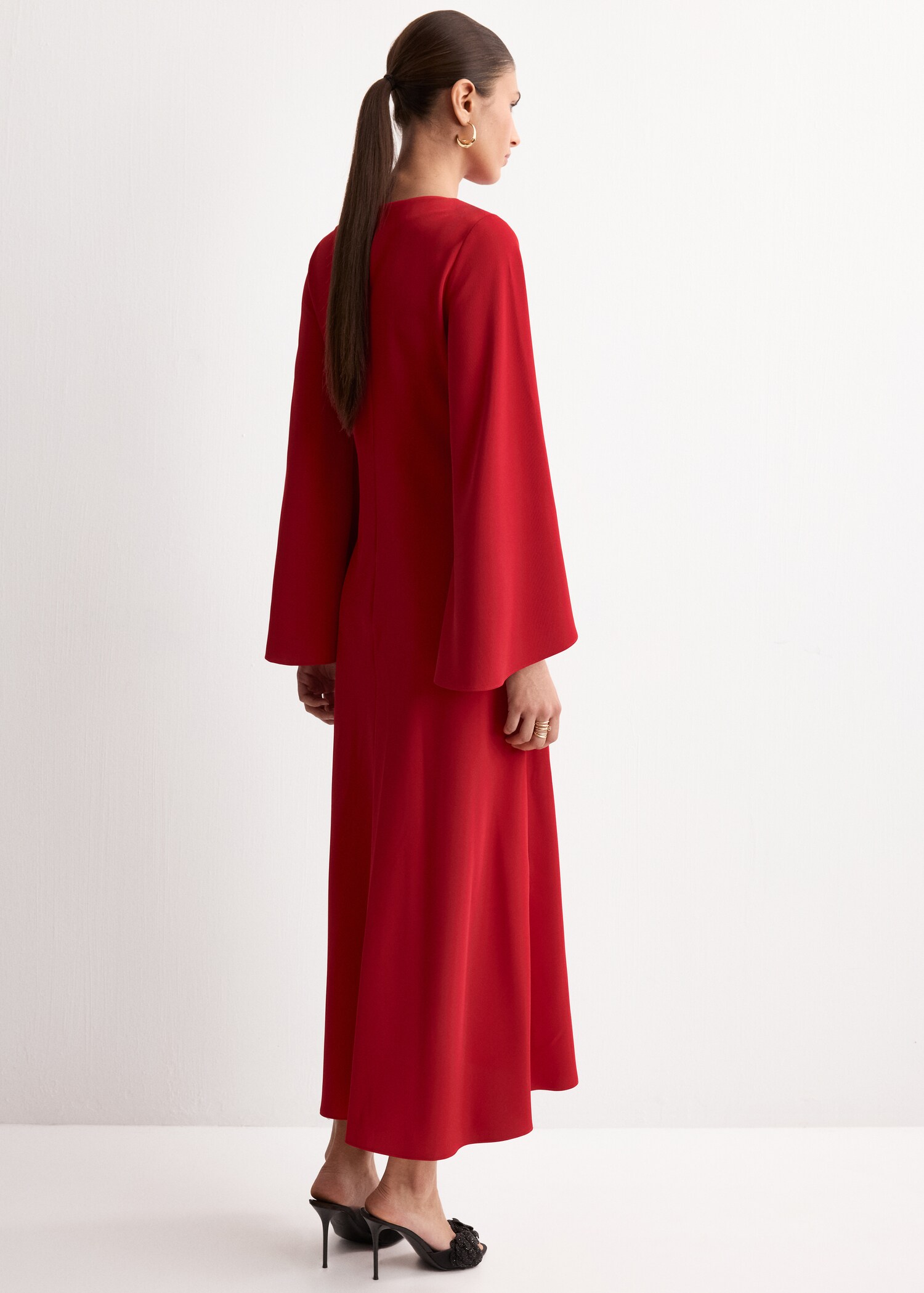 Flared midi-dress - Reverse of the article