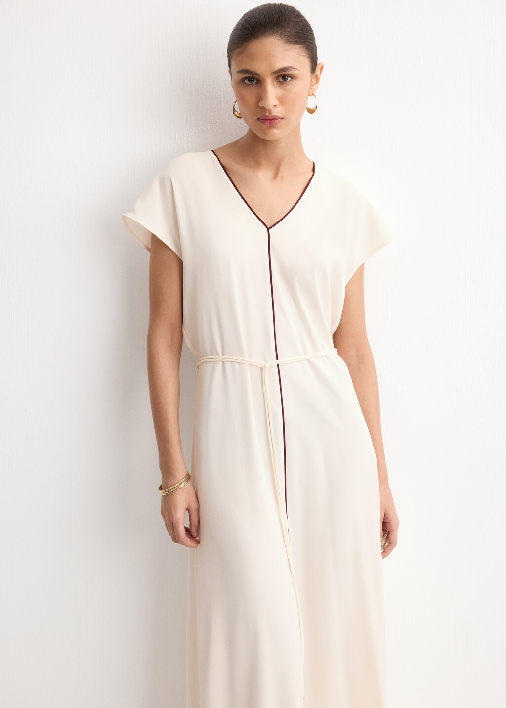 Belt detail dress