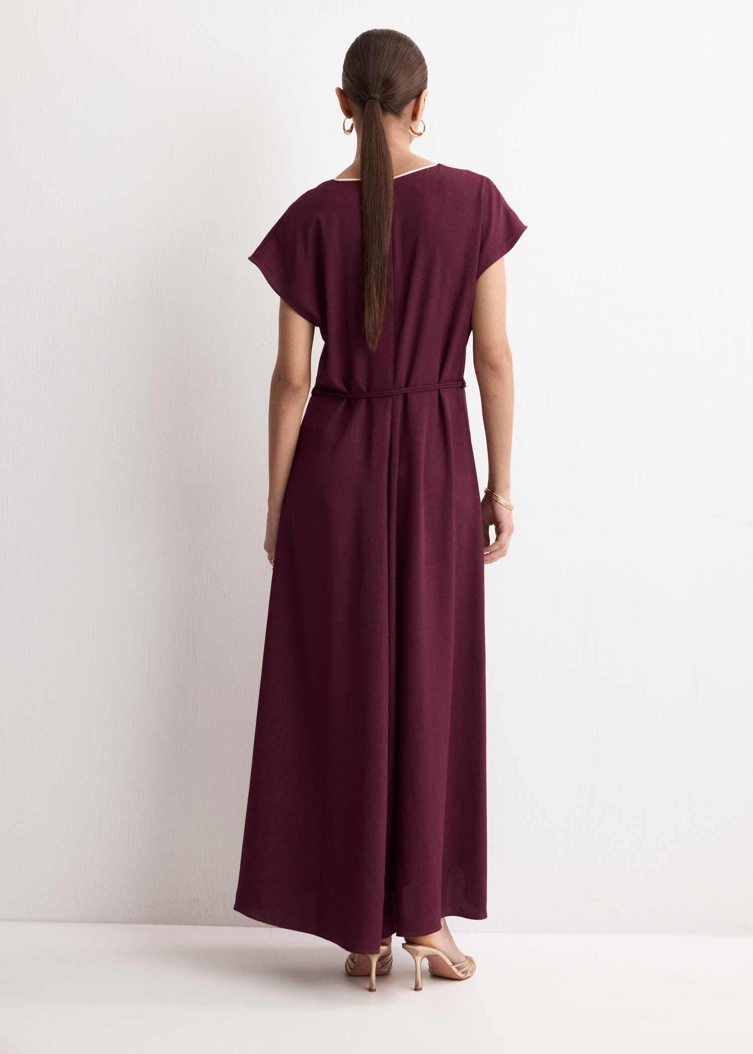 Belt detail dress - Reverse of the article